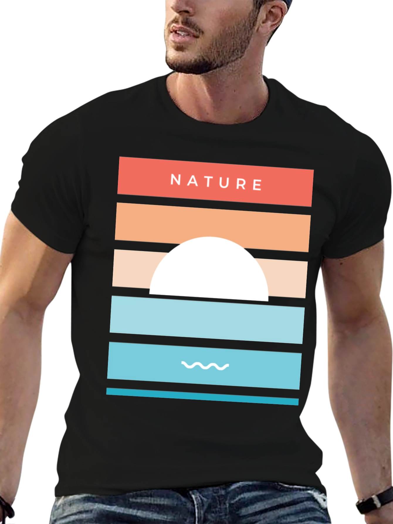 Nature Sunset Graphic Tee - Stylish Unisex T-Shirt