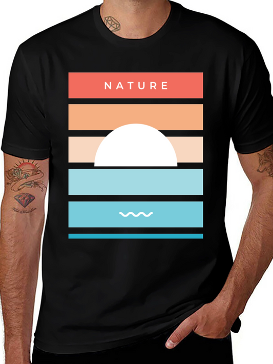 Nature Sunset Graphic Tee - Stylish Unisex T-Shirt