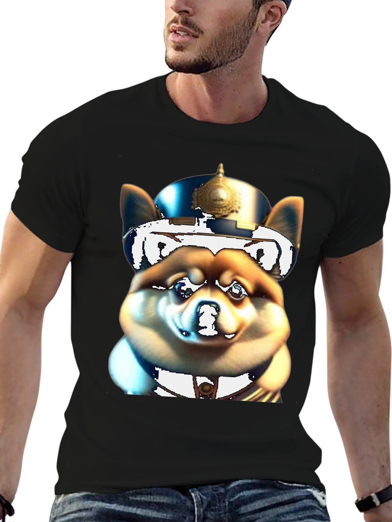 Doge Police T-Shirt - Novelty Graphic Tee