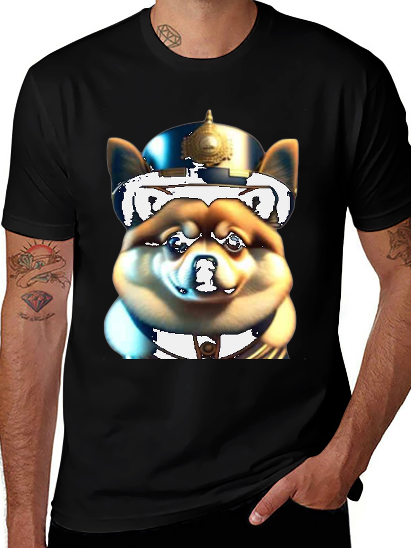 Doge Police T-Shirt - Novelty Graphic Tee
