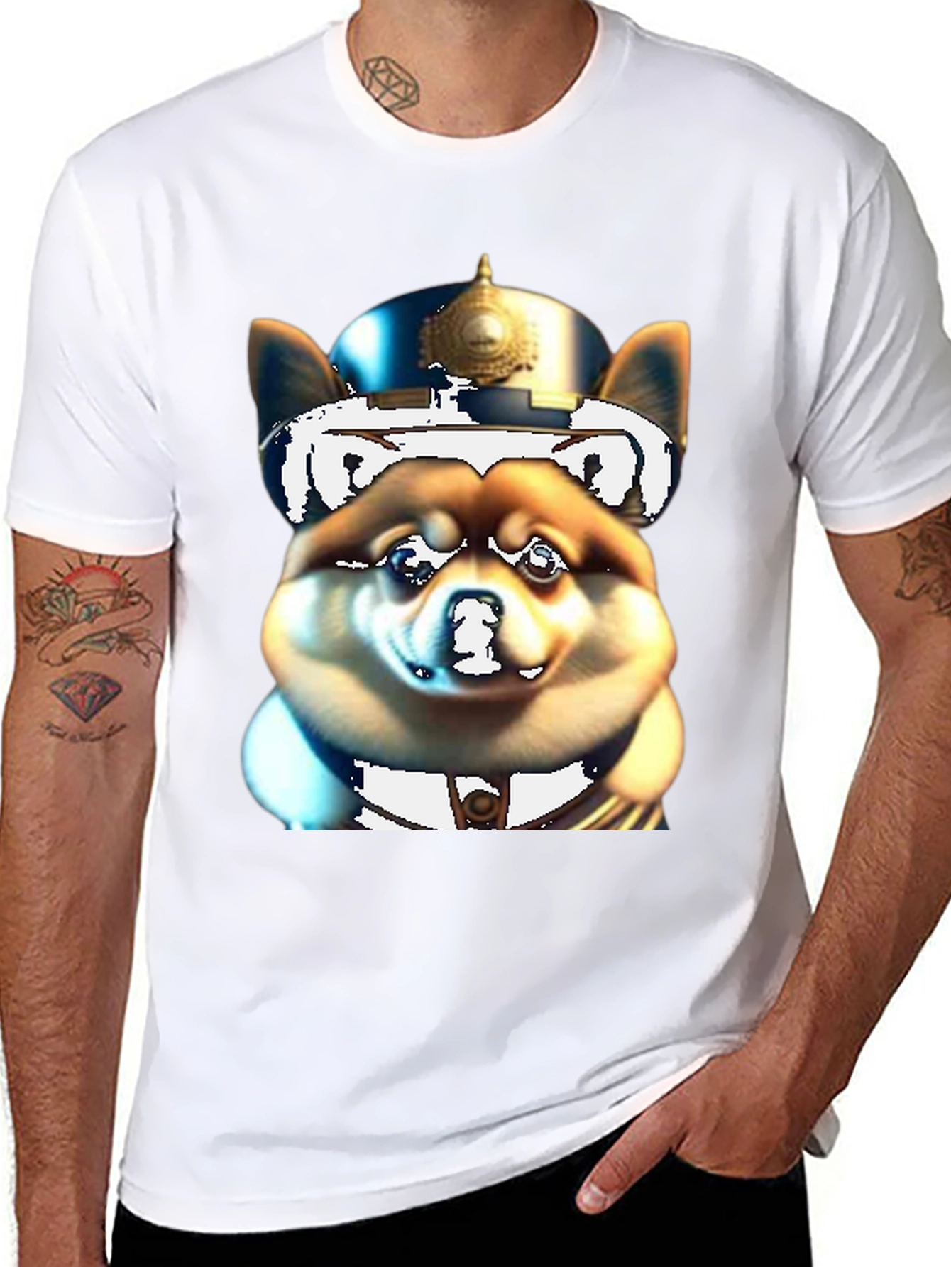 Doge Police T-Shirt - Novelty Graphic Tee