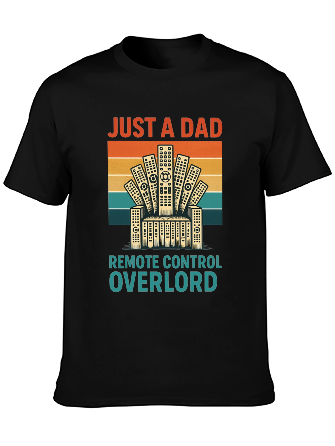 Just A Dad Remote Control Overlord T-Shirt