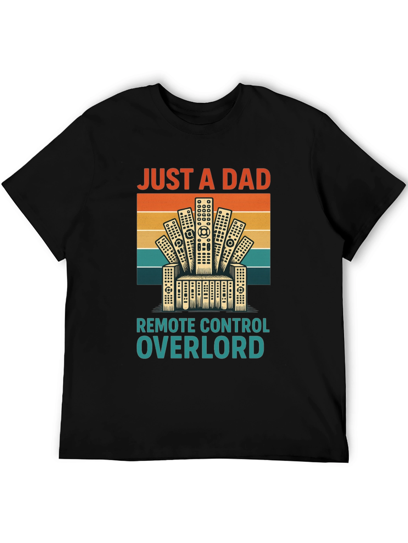 Just A Dad Remote Control Overlord T-Shirt