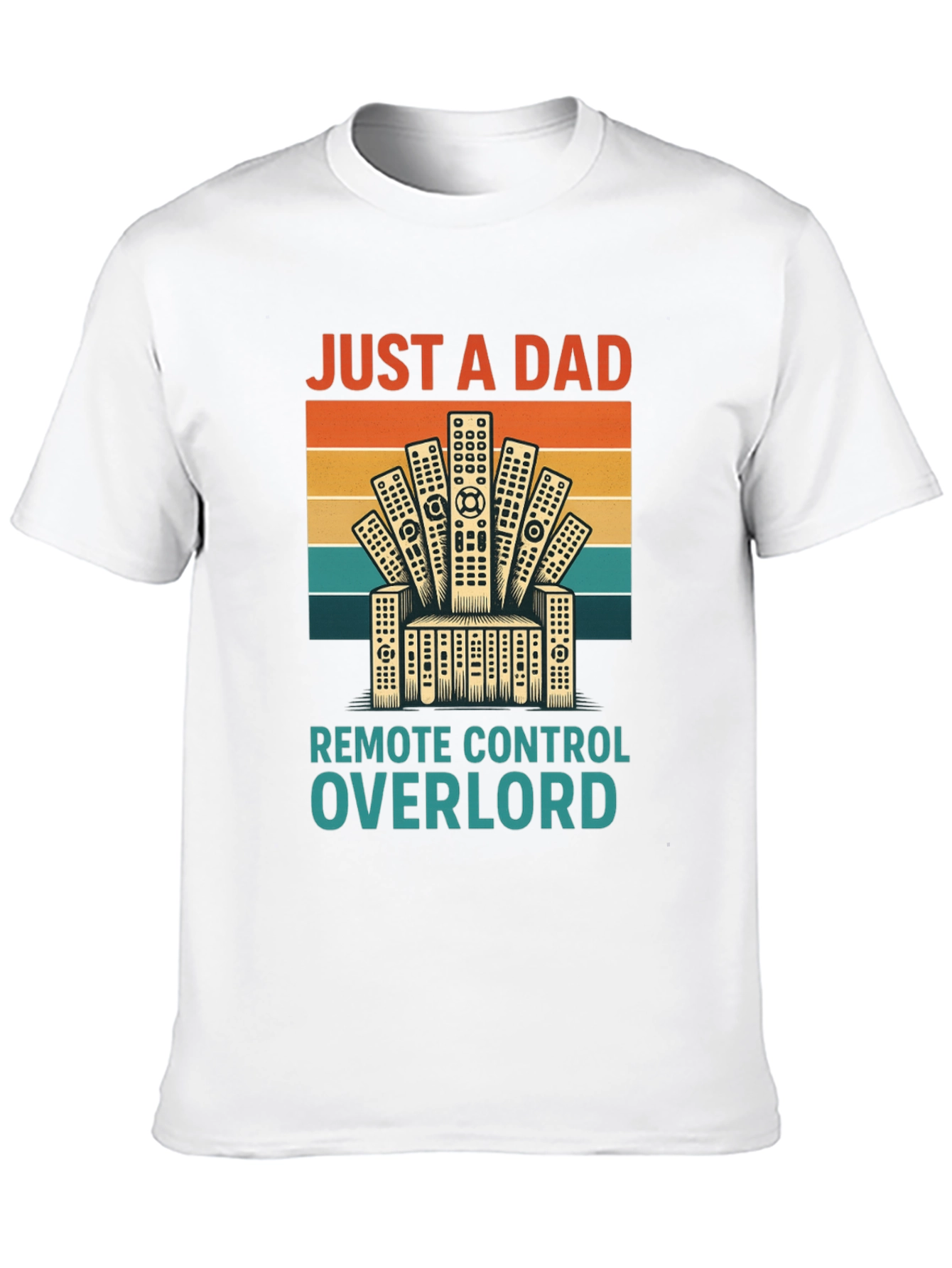 Just A Dad Remote Control Overlord T-Shirt