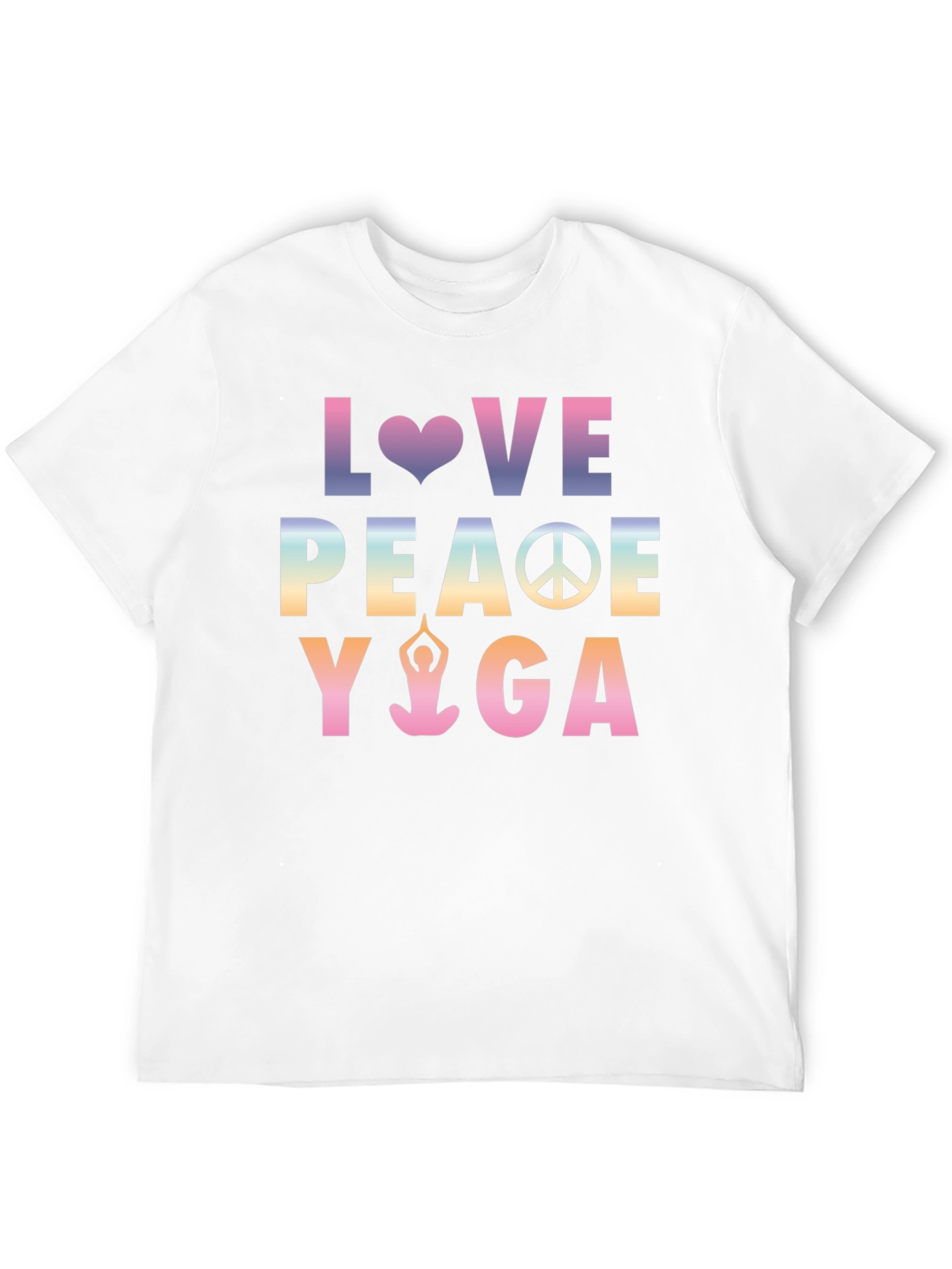 Love Peace Yoga Graphic Tee