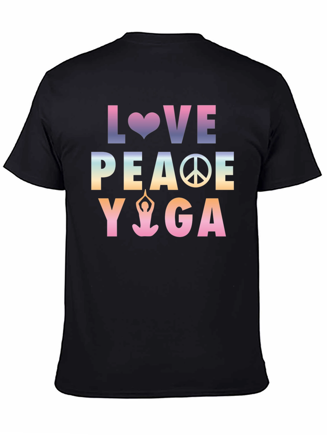 Love Peace Yoga Graphic Tee