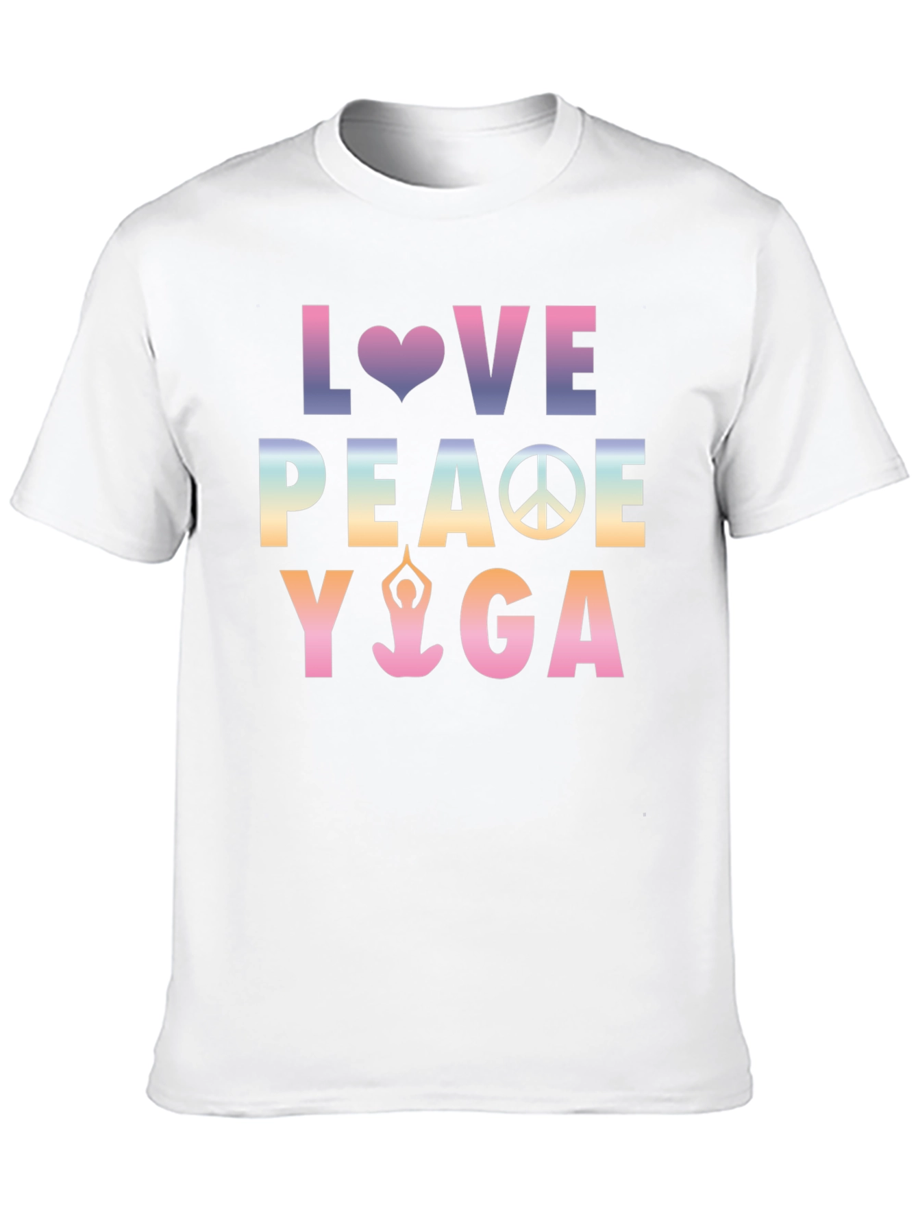 Love Peace Yoga Graphic Tee