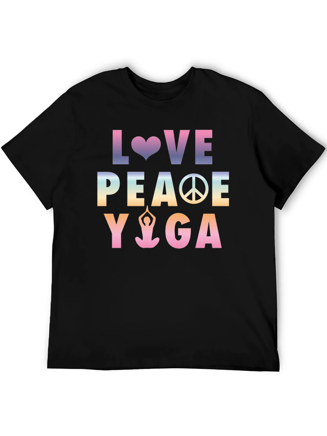 Love Peace Yoga Graphic Tee