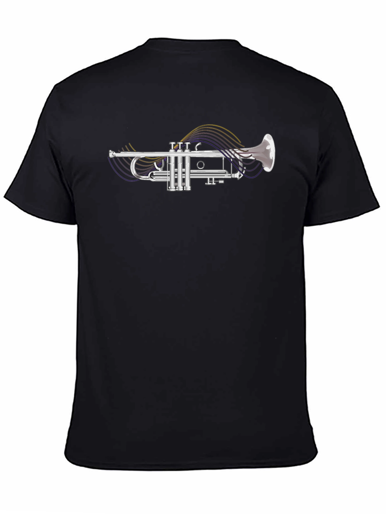Trumpet Graphic Black T-Shirt