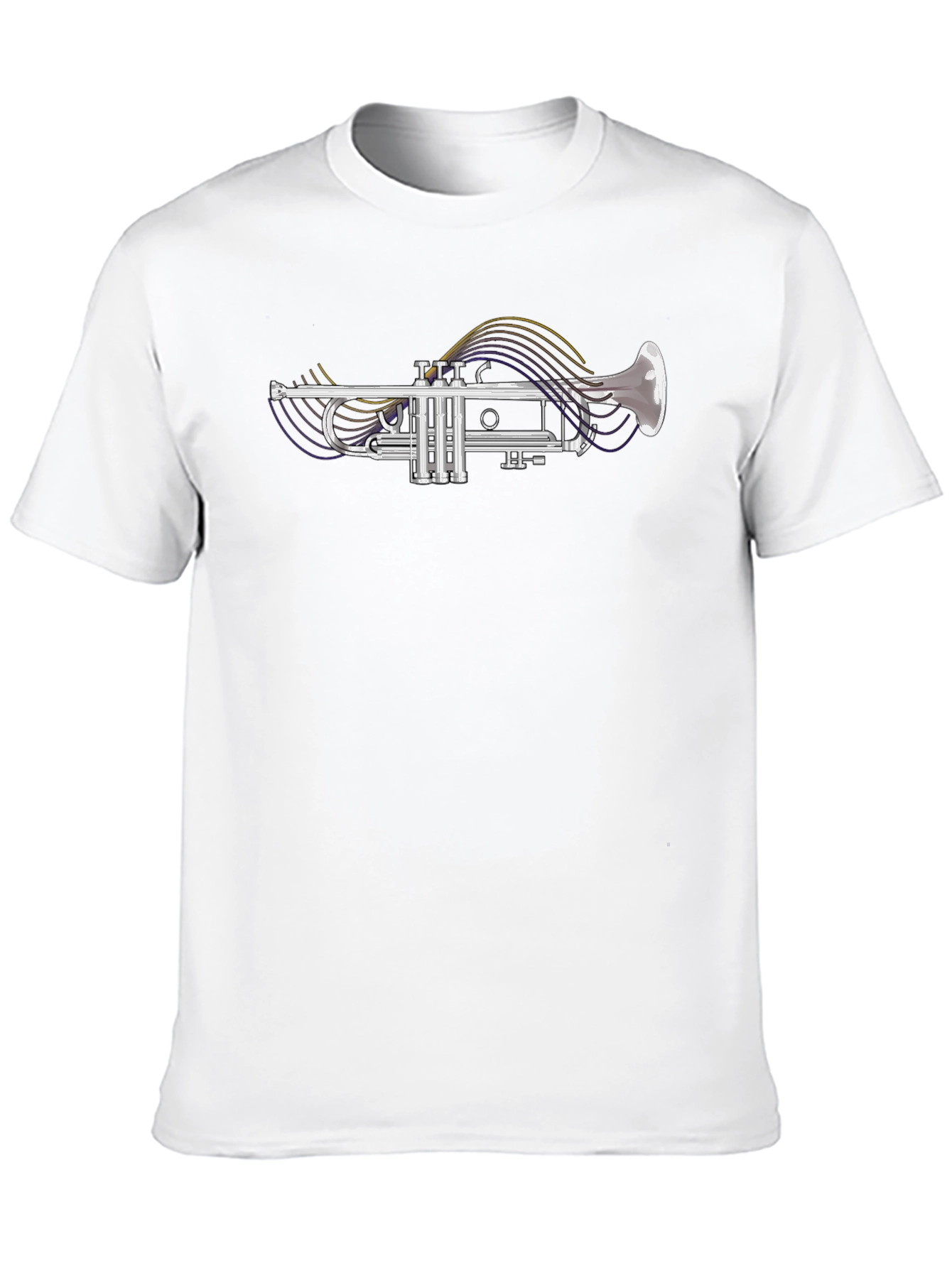 Trumpet Graphic Black T-Shirt