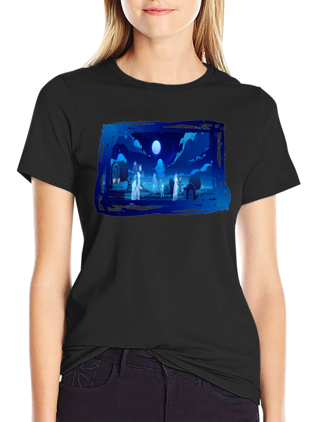 Night Cemetery T-Shirt