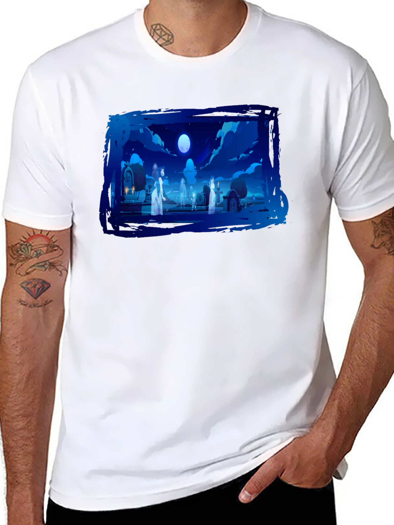 Night Cemetery T-Shirt