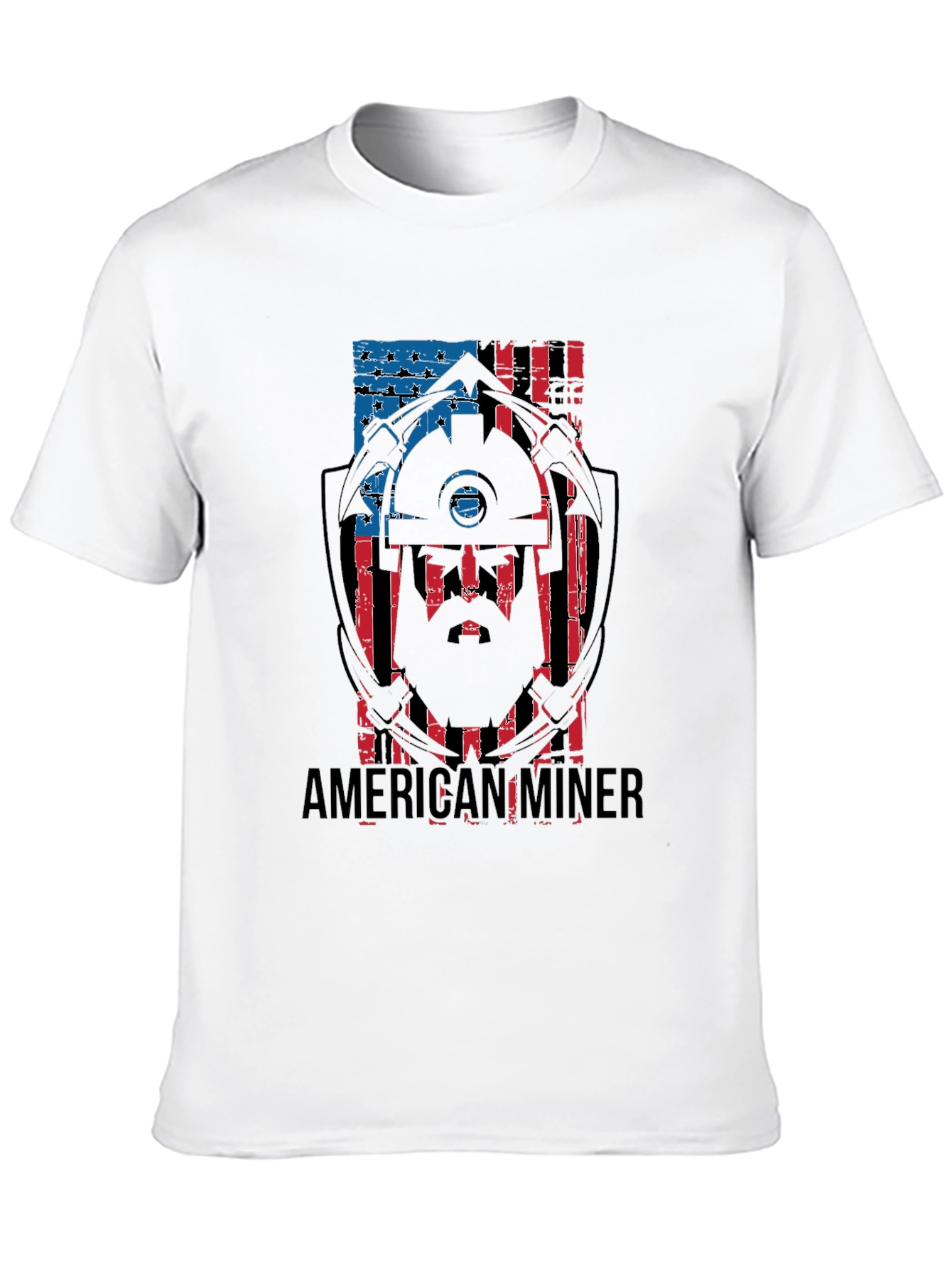 American Miner Patriotic T-Shirt