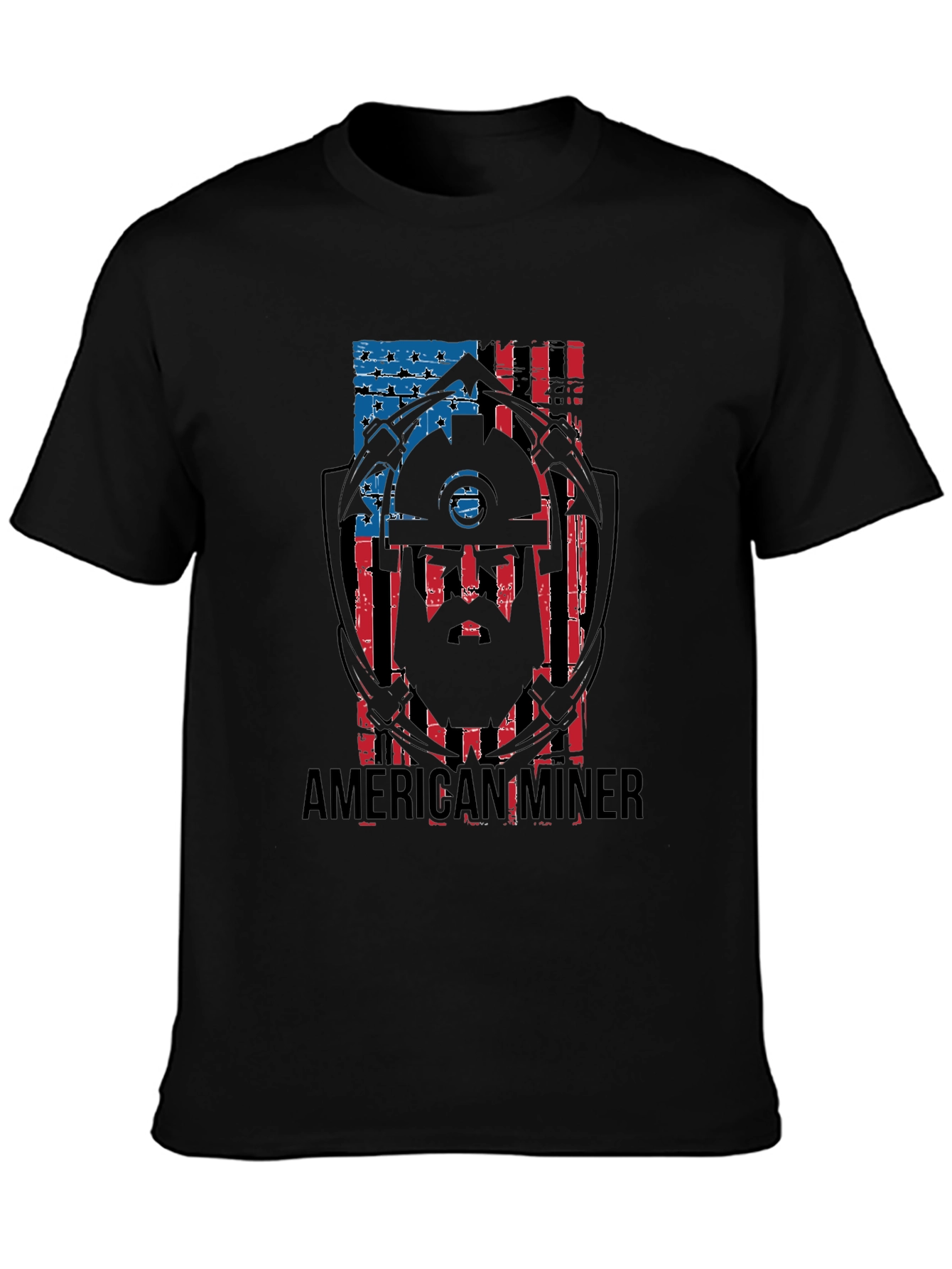 American Miner Patriotic T-Shirt