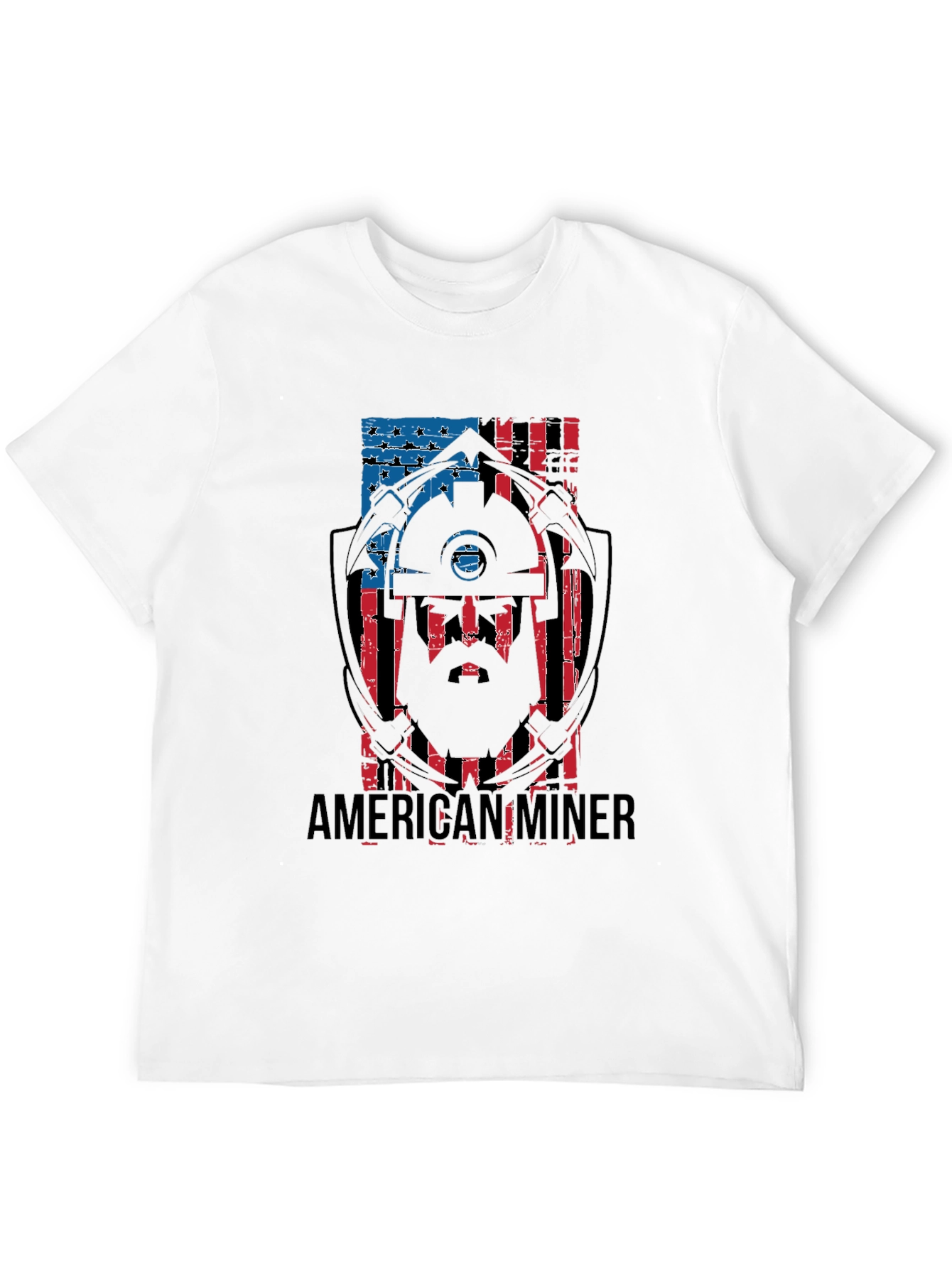 American Miner Patriotic T-Shirt