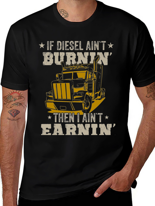 Diesel Burnin Trucker T-Shirt
