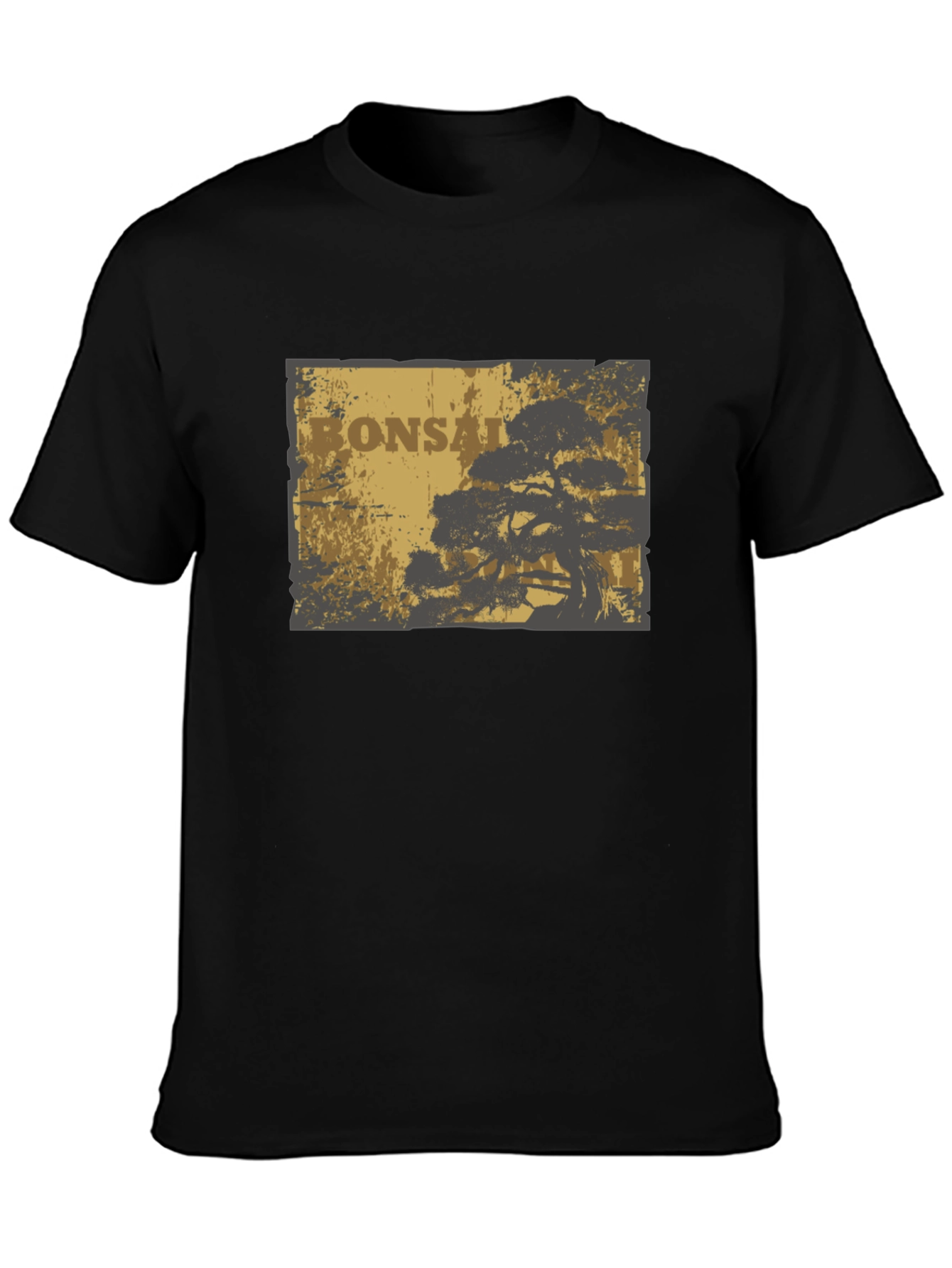 Bonsai Tree Graphic T-Shirt - Casual Style