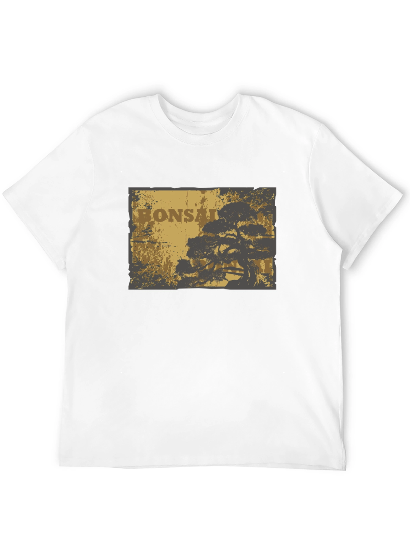 Bonsai Tree Graphic T-Shirt - Casual Style