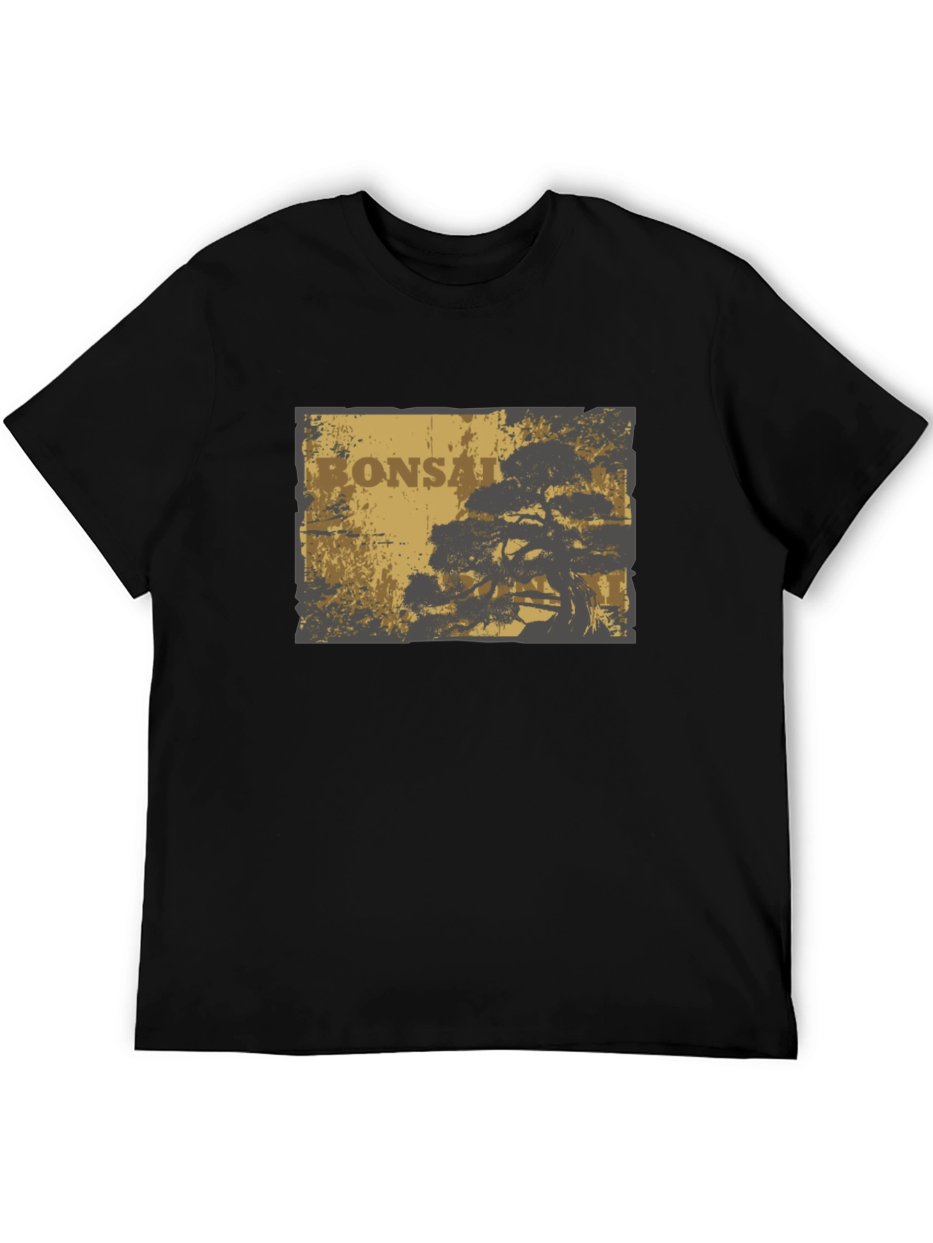 Bonsai Tree Graphic T-Shirt - Casual Style