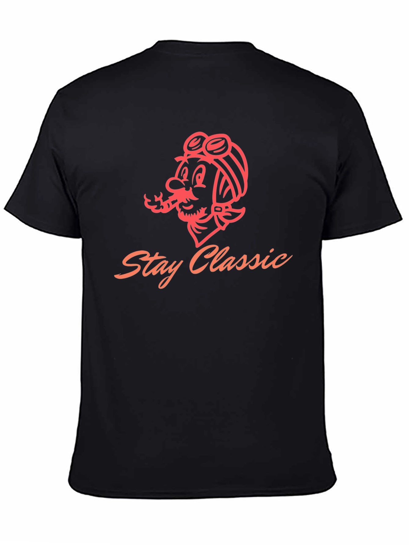 Stay Classic Graphic T-Shirt - Black