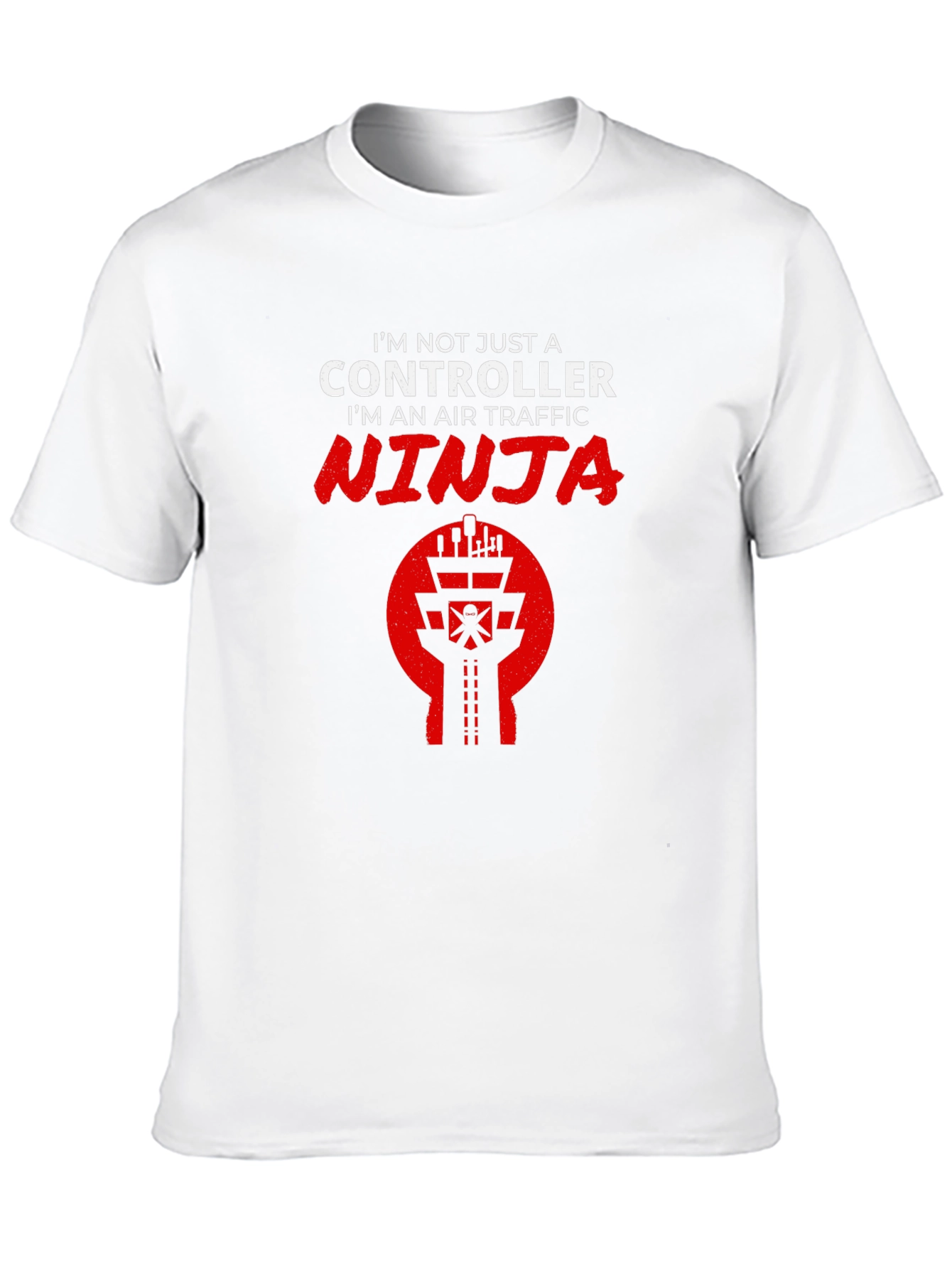 Air Traffic Controller Ninja Graphic T-Shirt