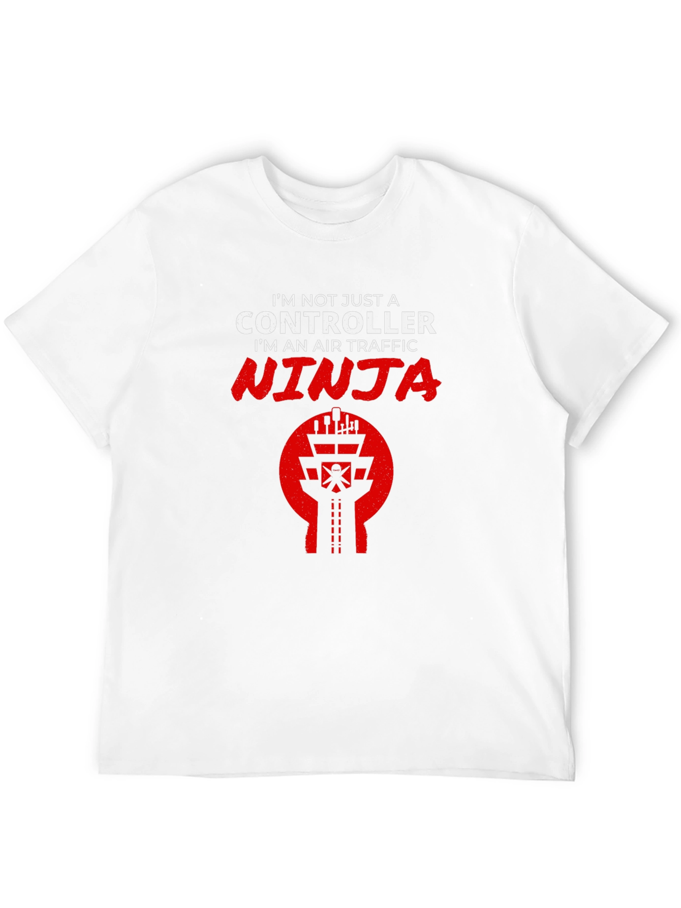 Air Traffic Controller Ninja Graphic T-Shirt