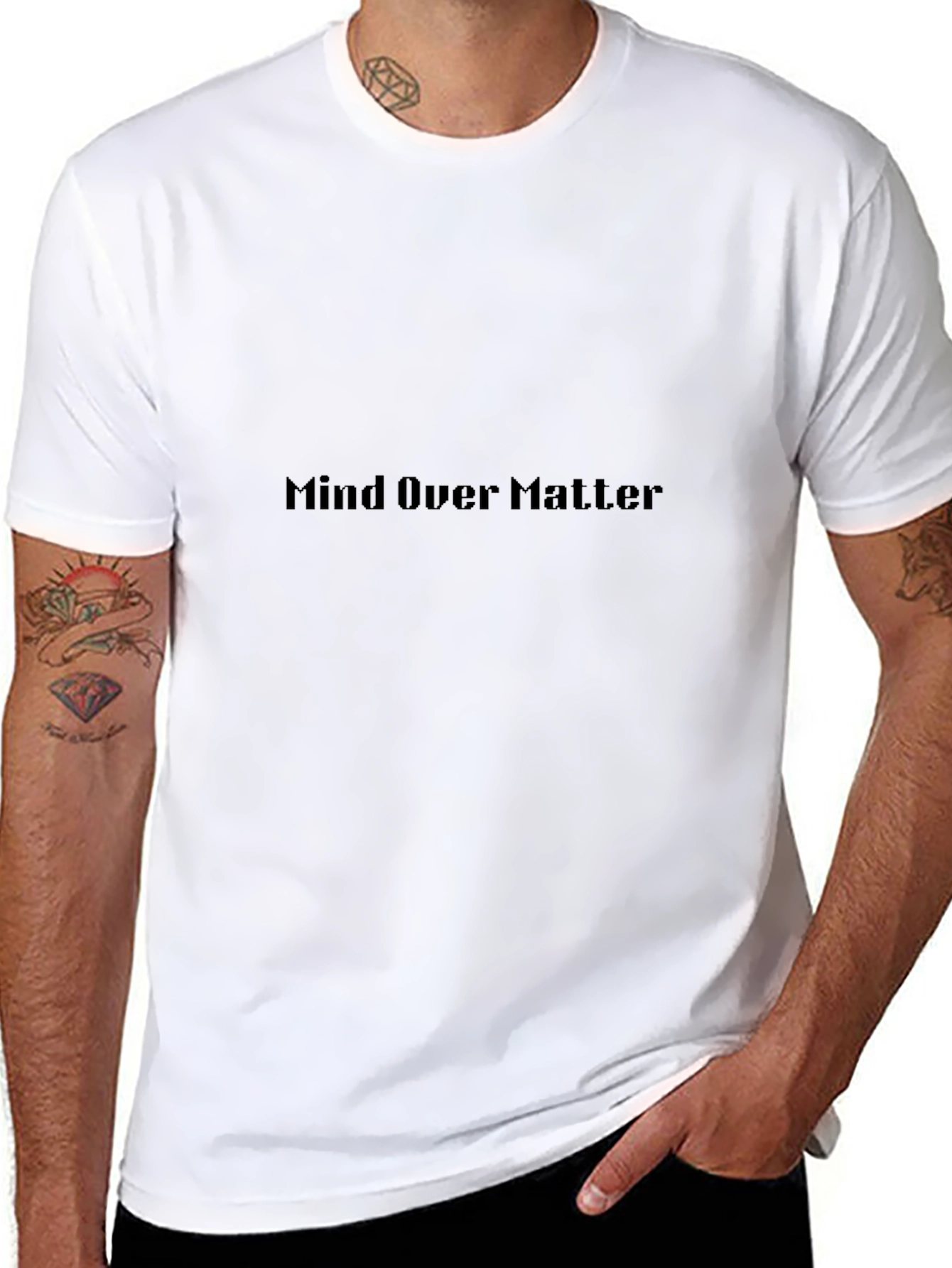 Mind Over Matter Black T-Shirt - Premium Cotton