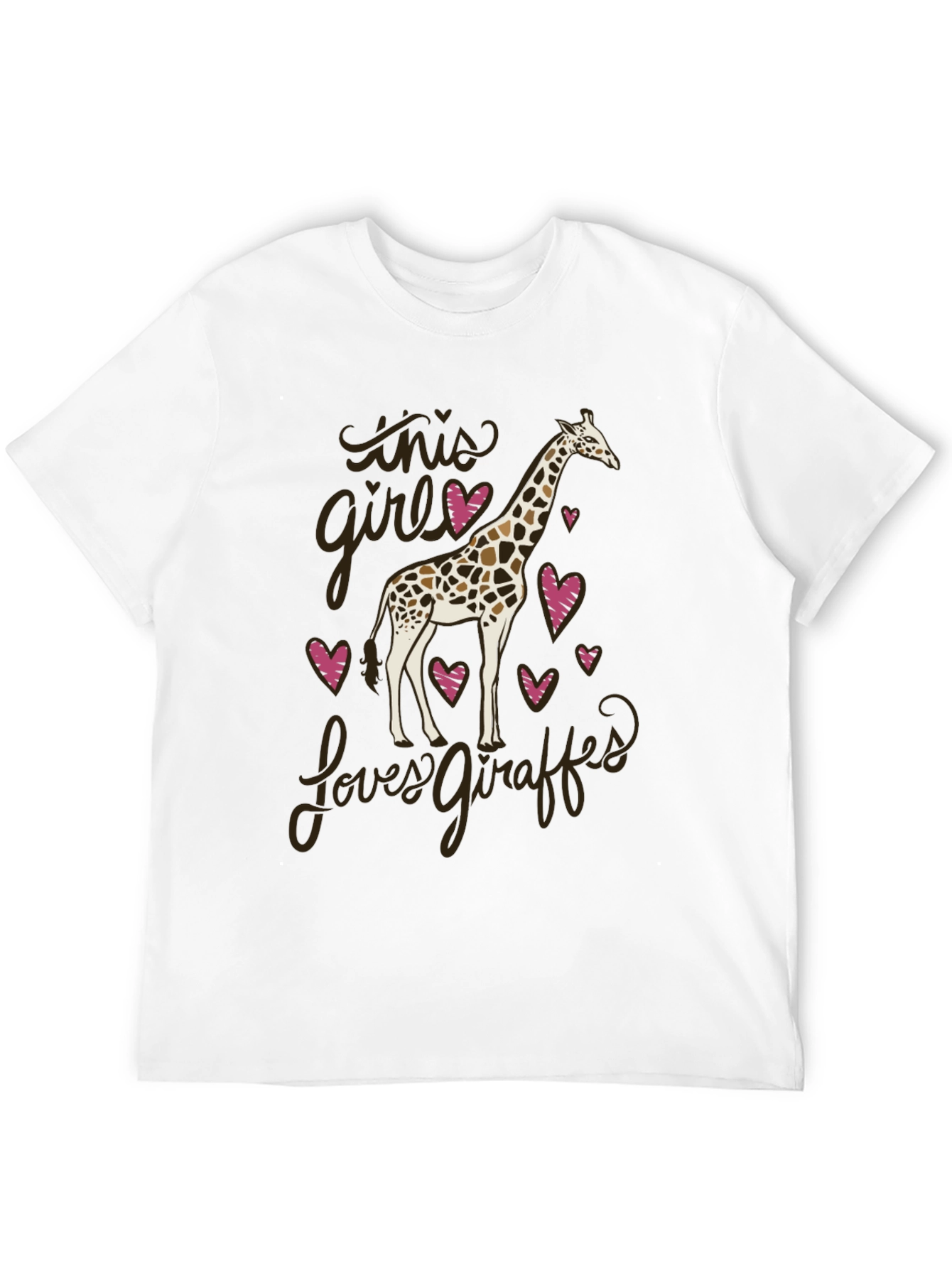 Giraffe Lover Graphic Tee - Soft Cotton Unisex T-Shirt