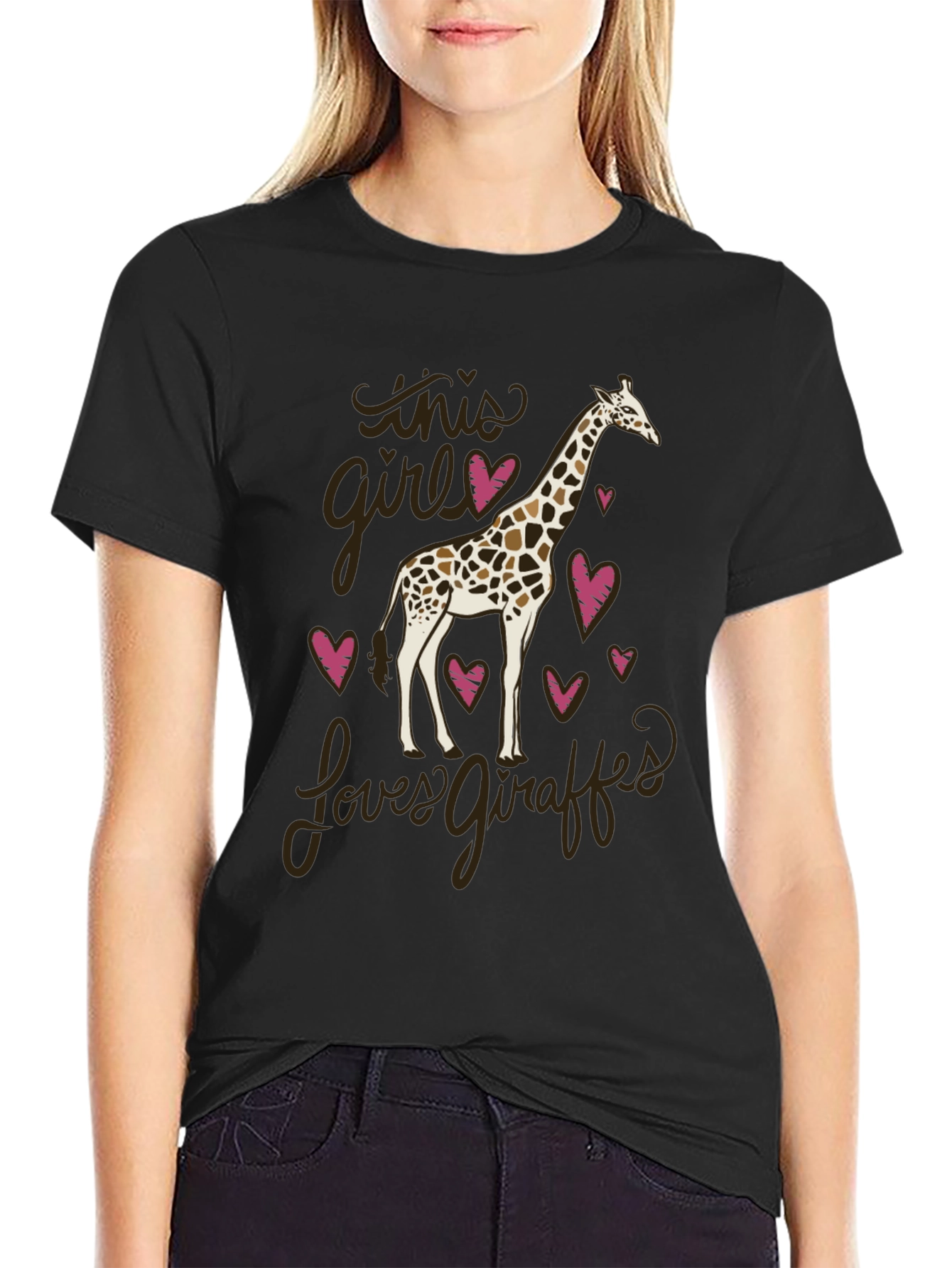 Giraffe Lover Graphic Tee - Soft Cotton Unisex T-Shirt