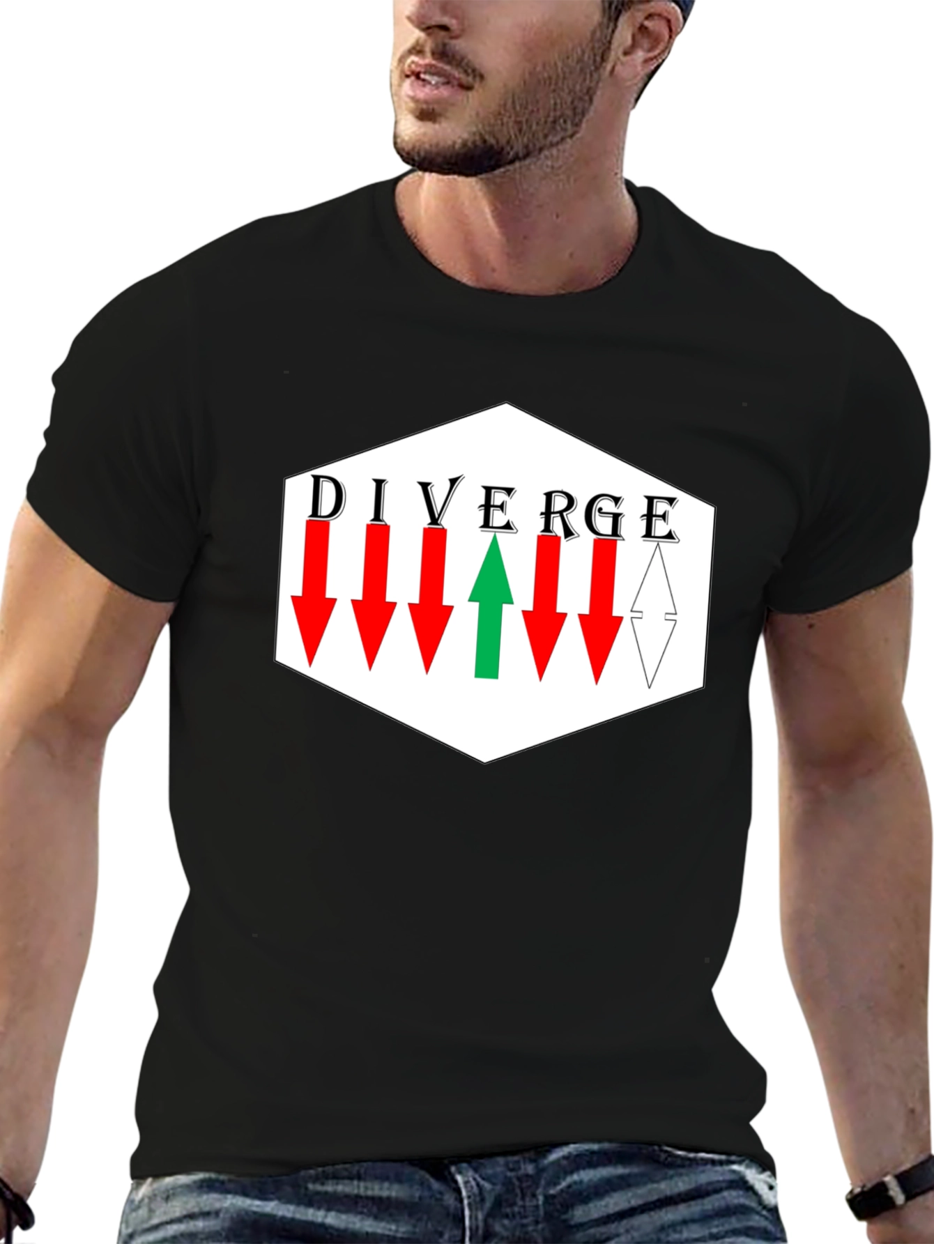 Diverge T-Shirt - Bold Statement Tee