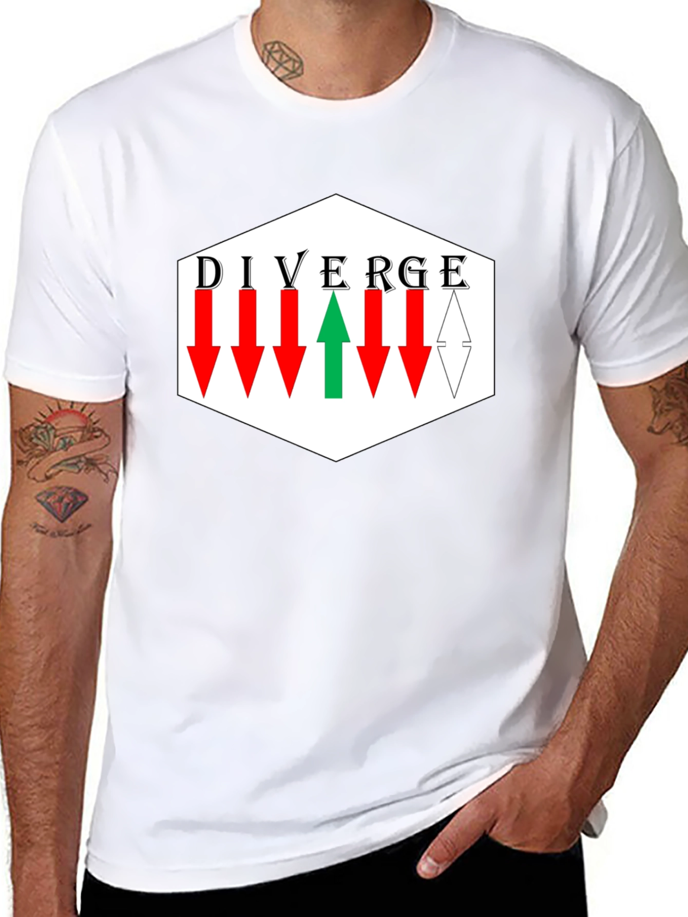 Diverge T-Shirt - Bold Statement Tee