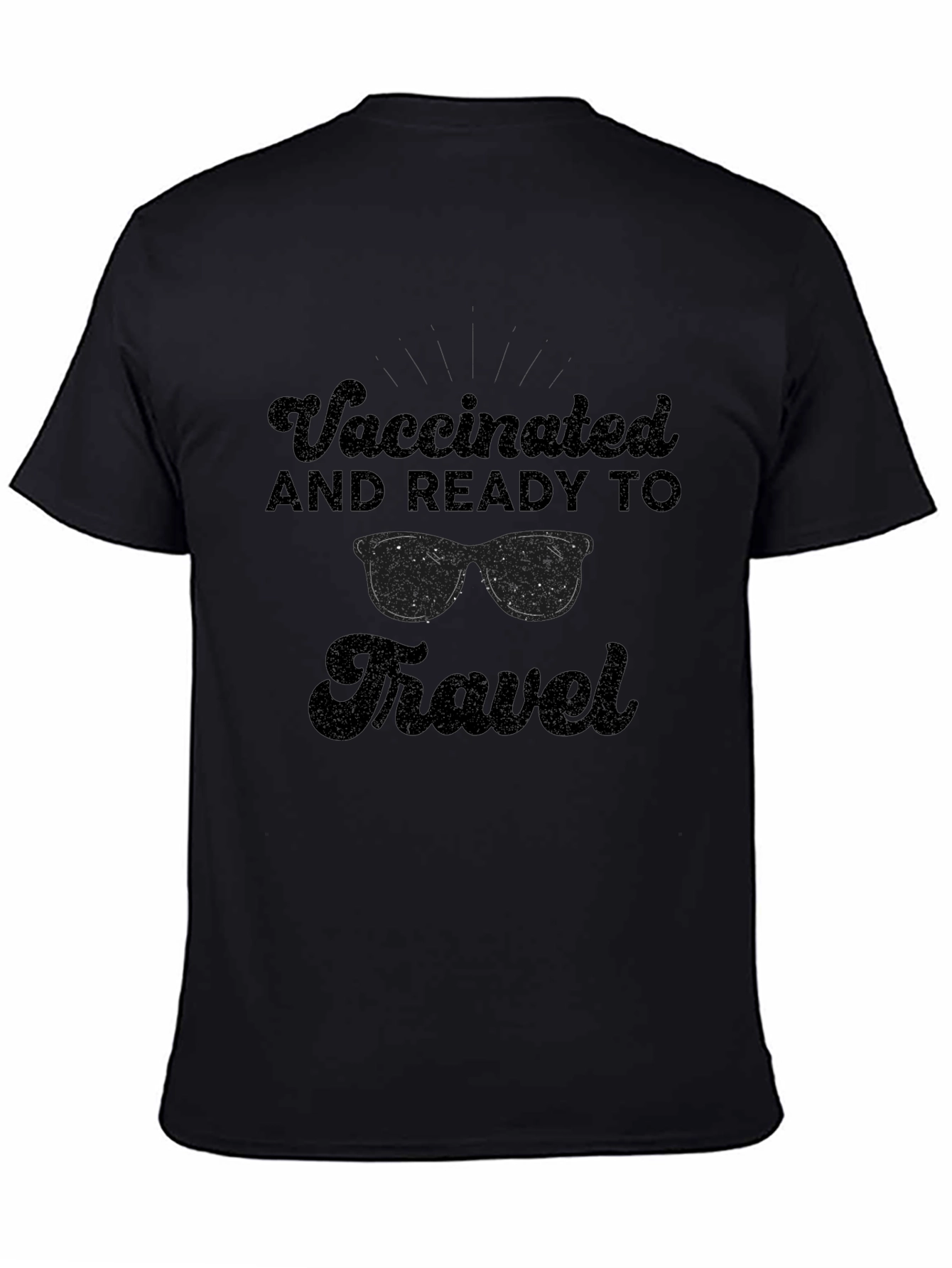 Vaccinated & Ready to Travel Graphic T-Shirt