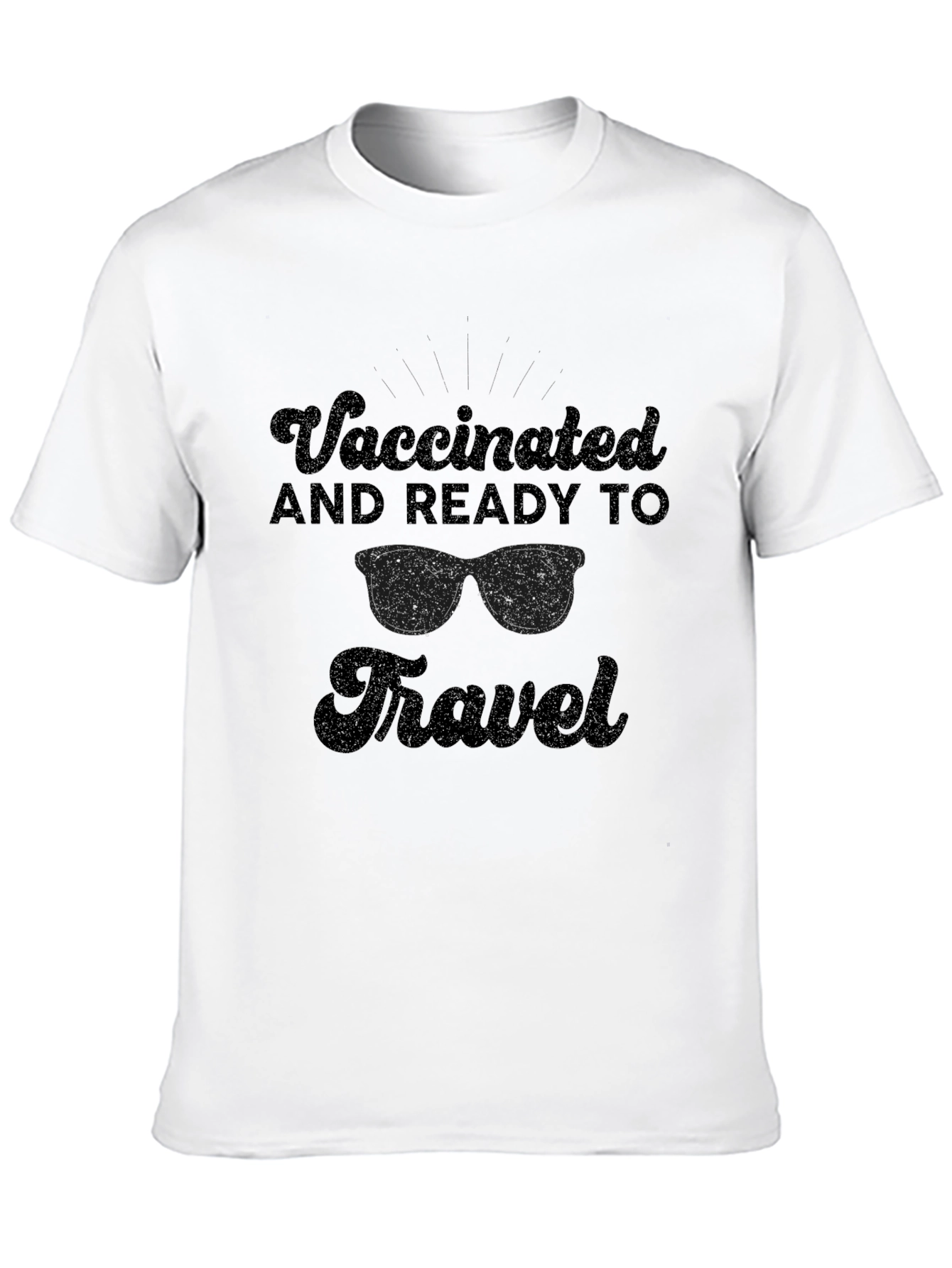 Vaccinated & Ready to Travel Graphic T-Shirt