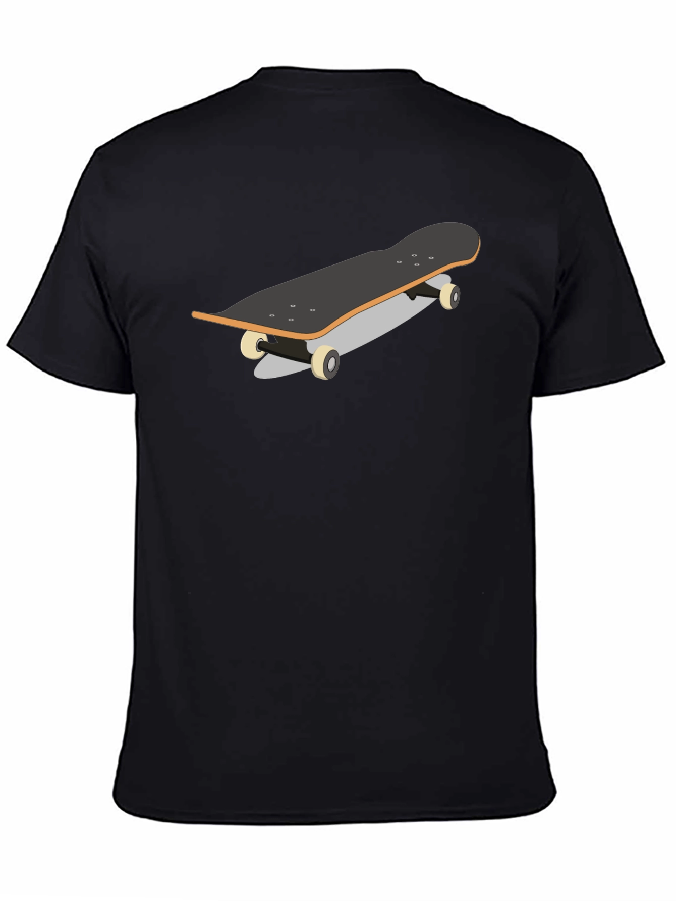 Skateboard Graphic Tee - Black