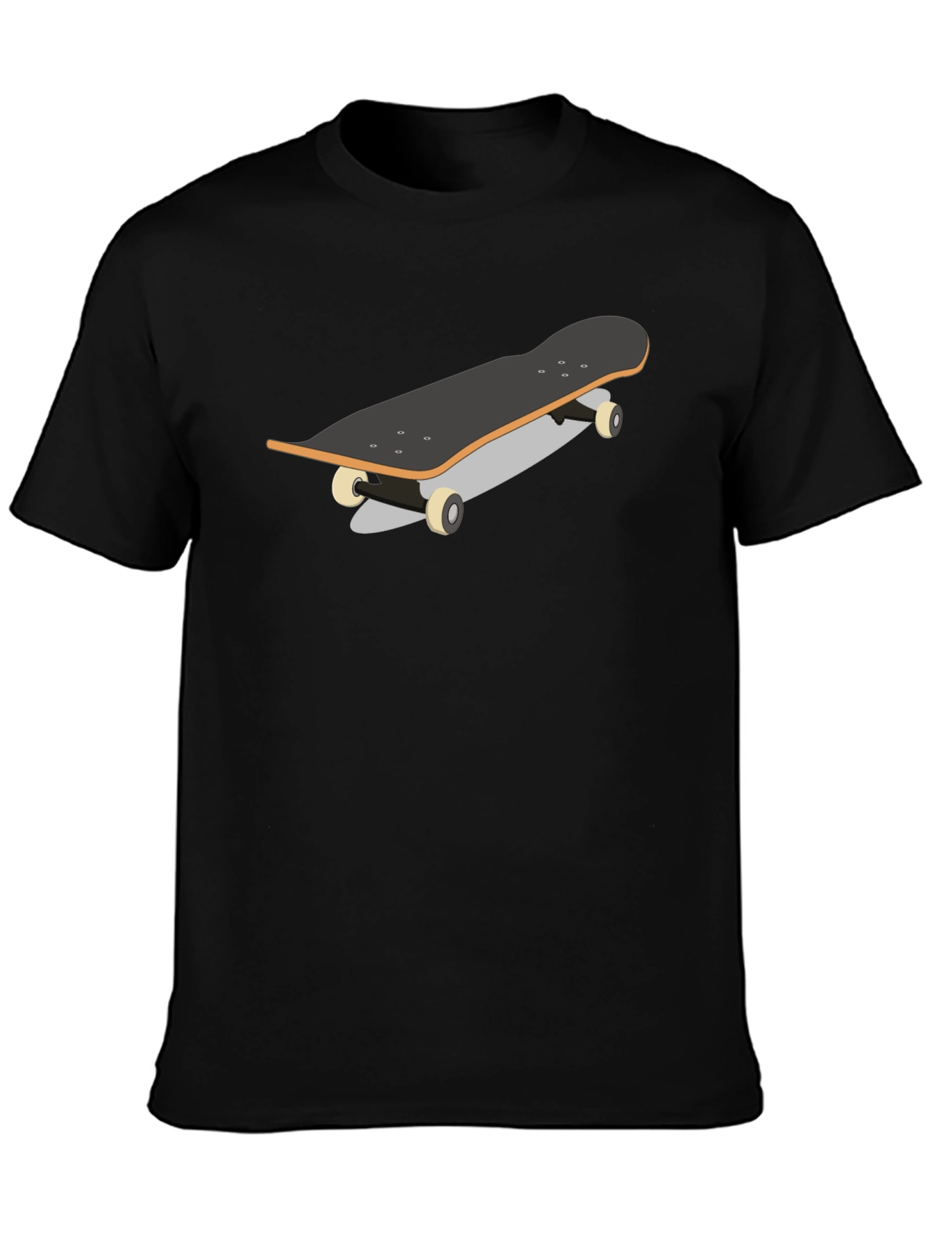 Skateboard Graphic Tee - Black