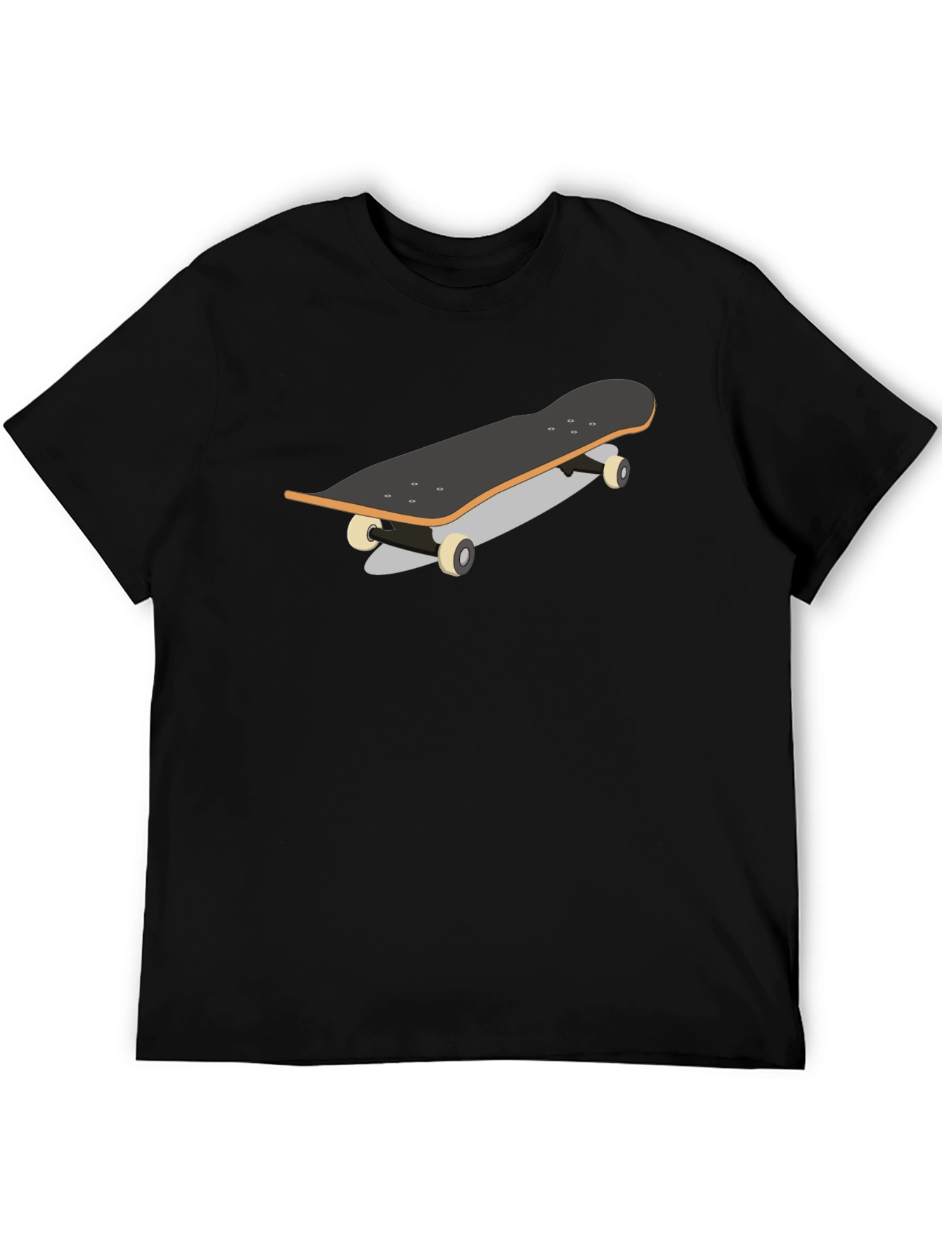 Skateboard Graphic Tee - Black