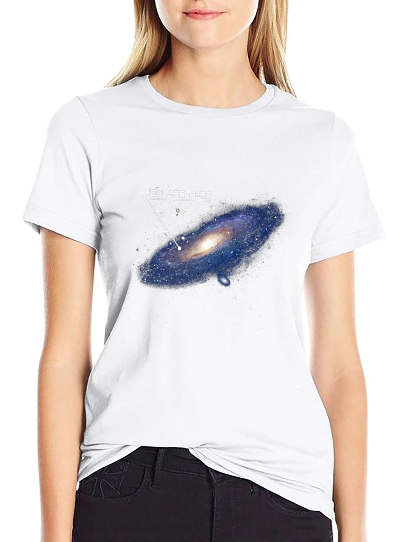 You Are Here Galaxy Graphic T-Shirt