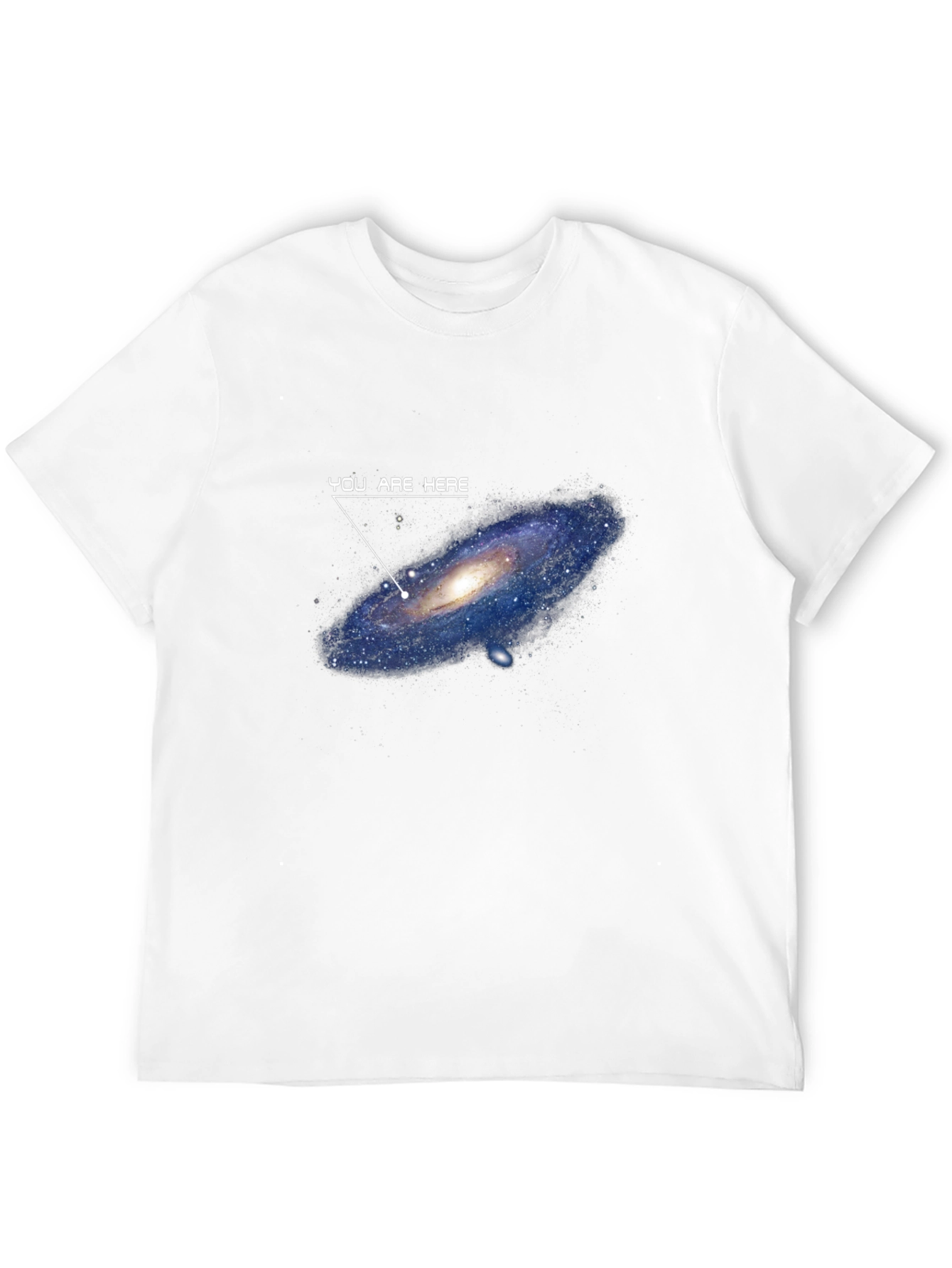You Are Here Galaxy Graphic T-Shirt