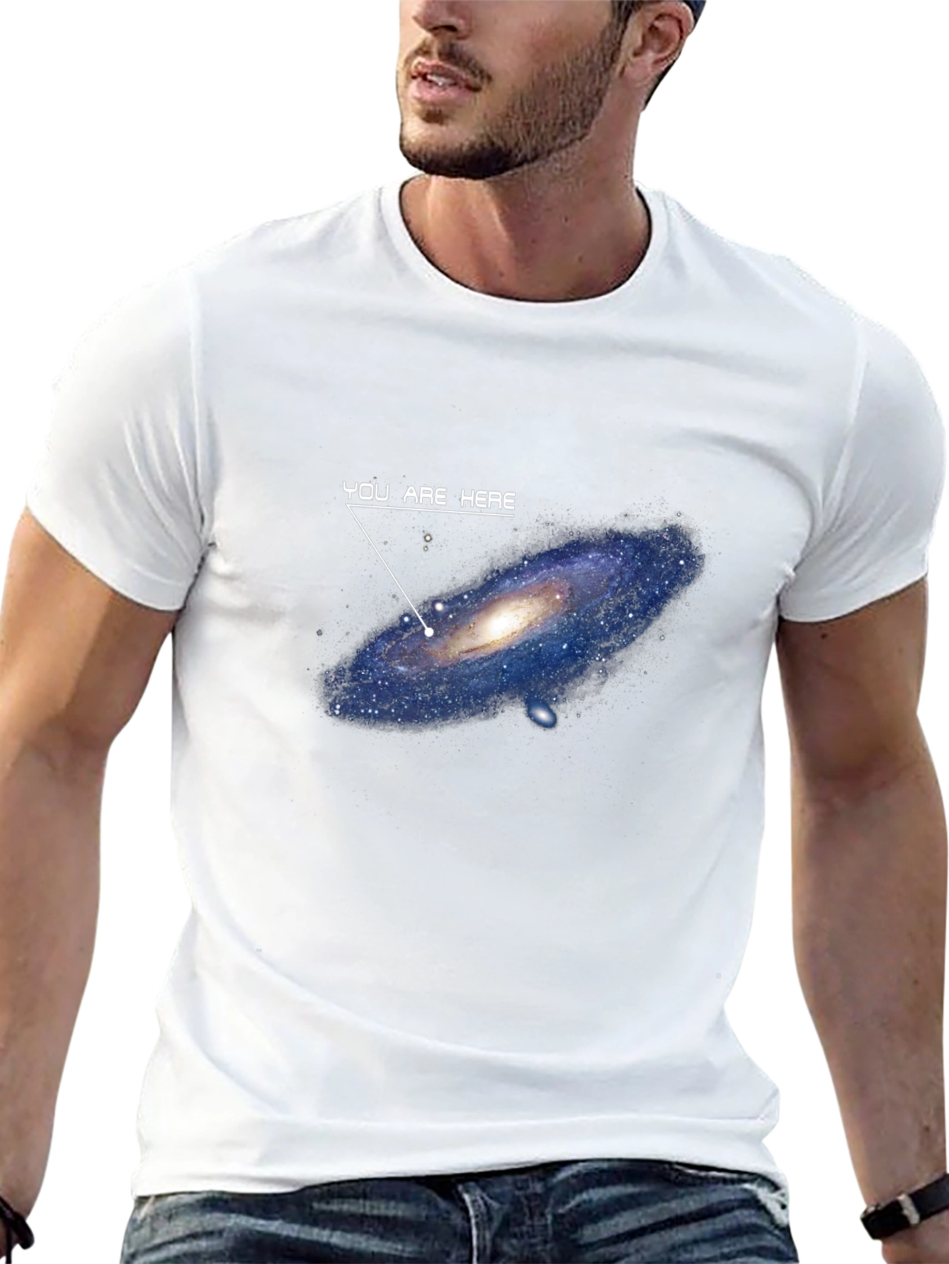 You Are Here Galaxy Graphic T-Shirt