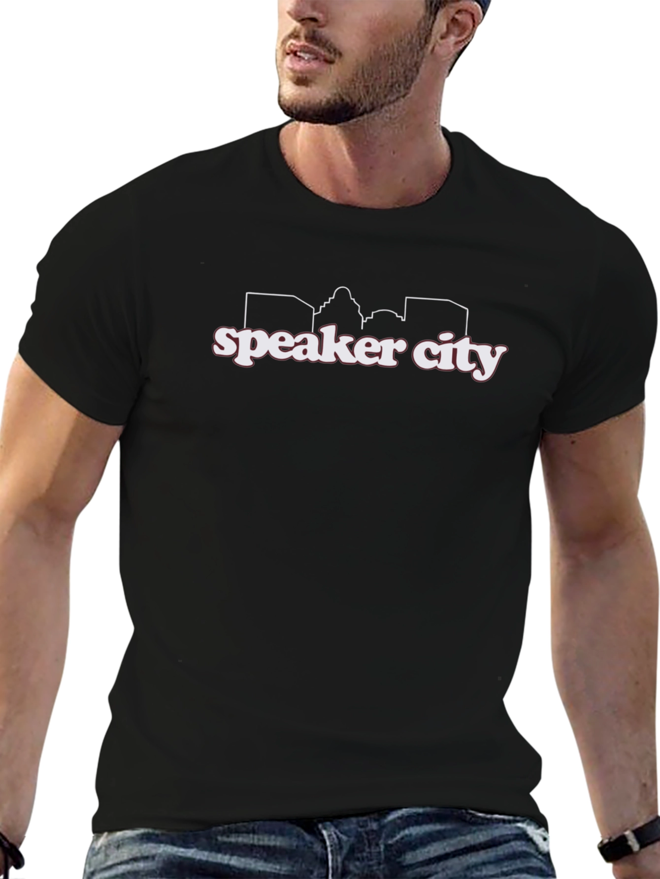 Speaker City Graphic Tee - Black