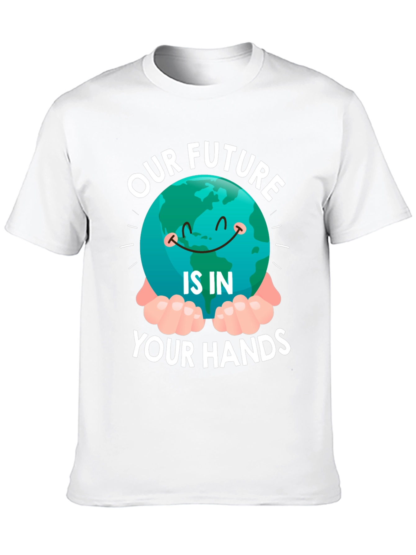 Our Future Is In Your Hands Earth Graphic Tee