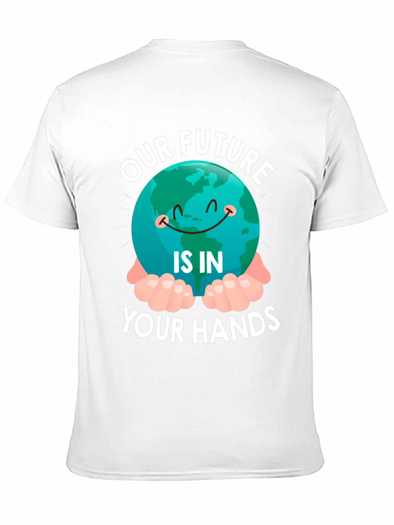 Our Future Is In Your Hands Earth Graphic Tee