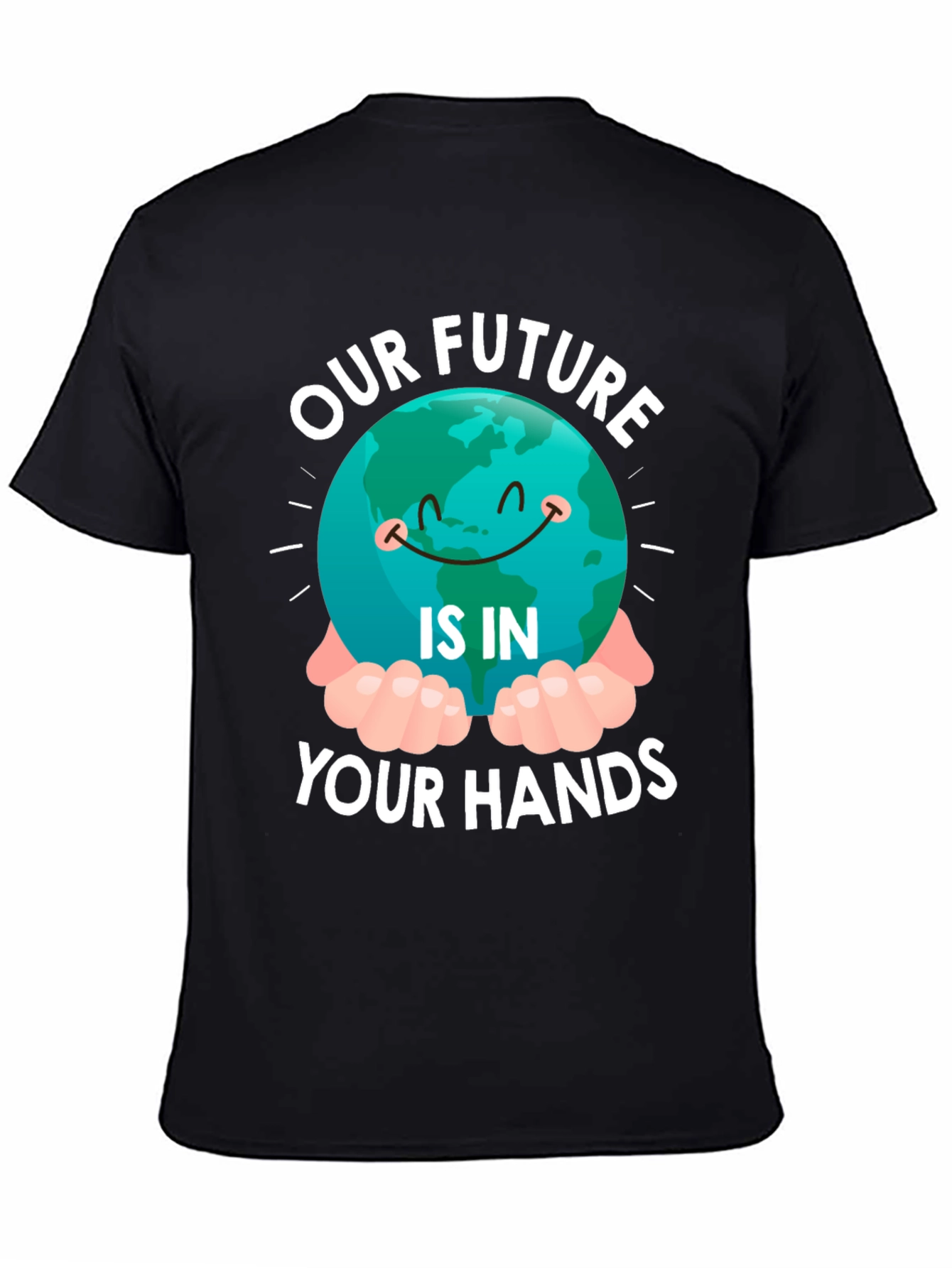 Our Future Is In Your Hands Earth Graphic Tee