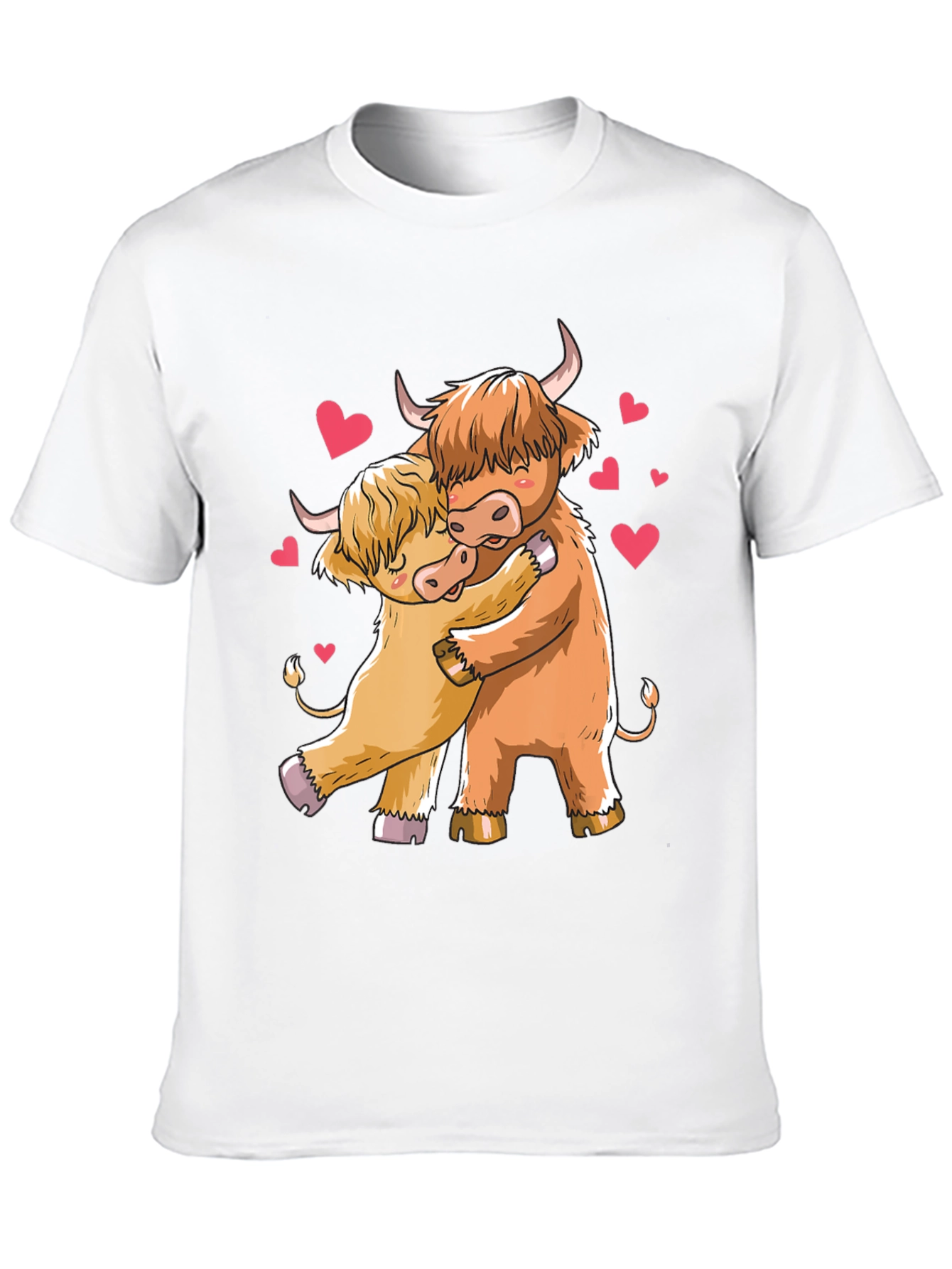 Highland Cow Lovers Black T-Shirt