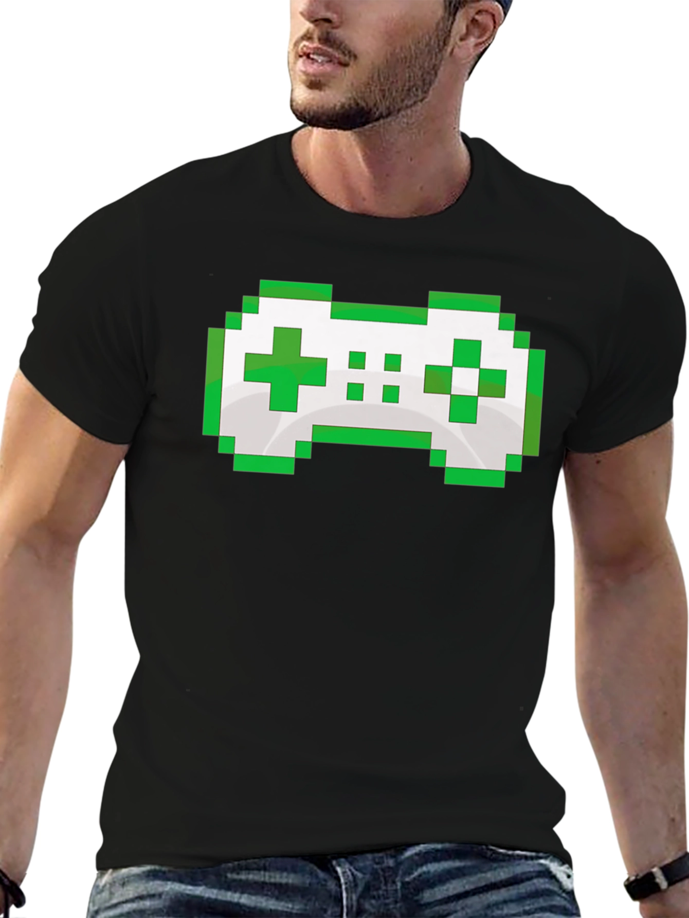 Pixel Art Game Controller Graphic Tee