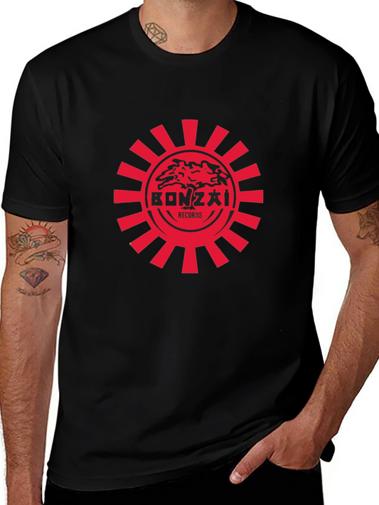 Bonzai Records Graphic T-Shirt - Classic Black Tee