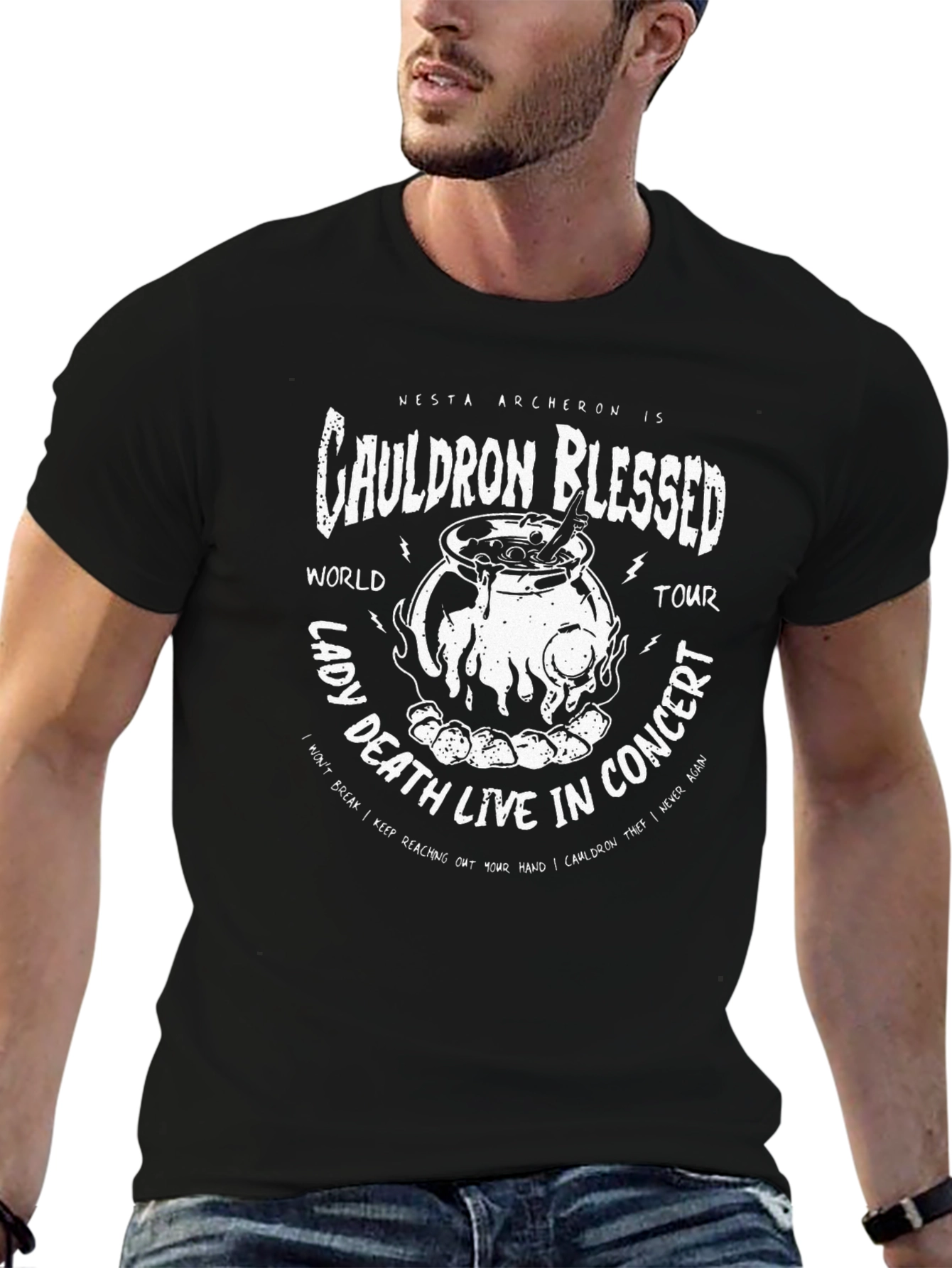 Cauldron Blessed Graphic T-Shirt