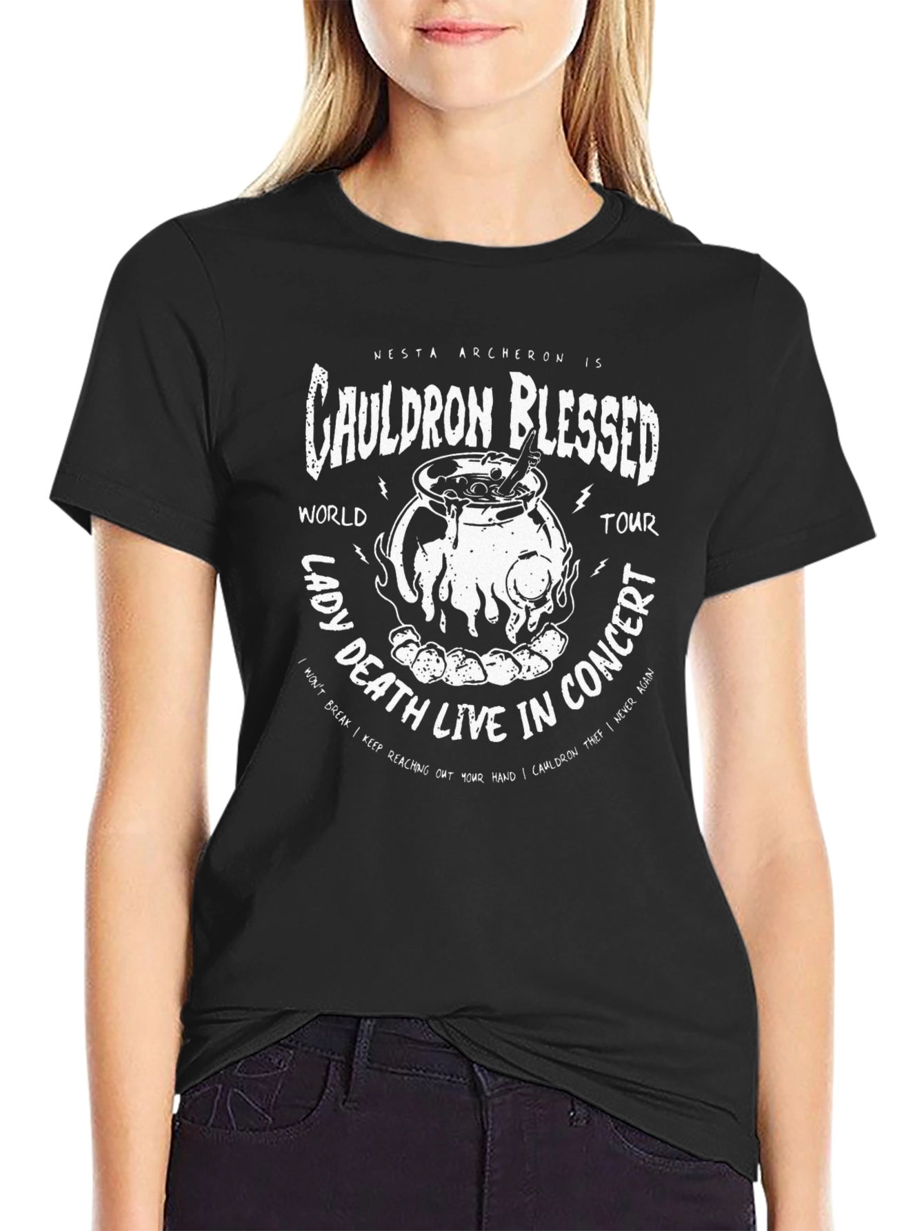 Cauldron Blessed Graphic T-Shirt