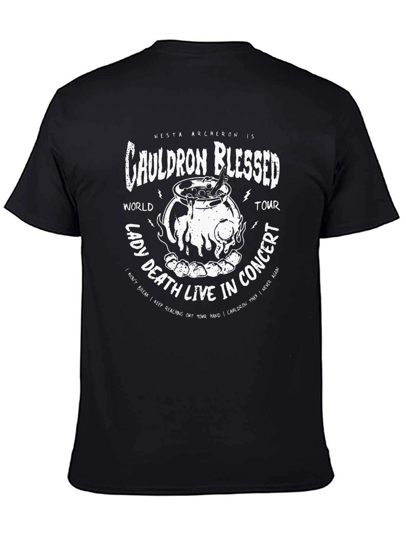Cauldron Blessed Graphic T-Shirt