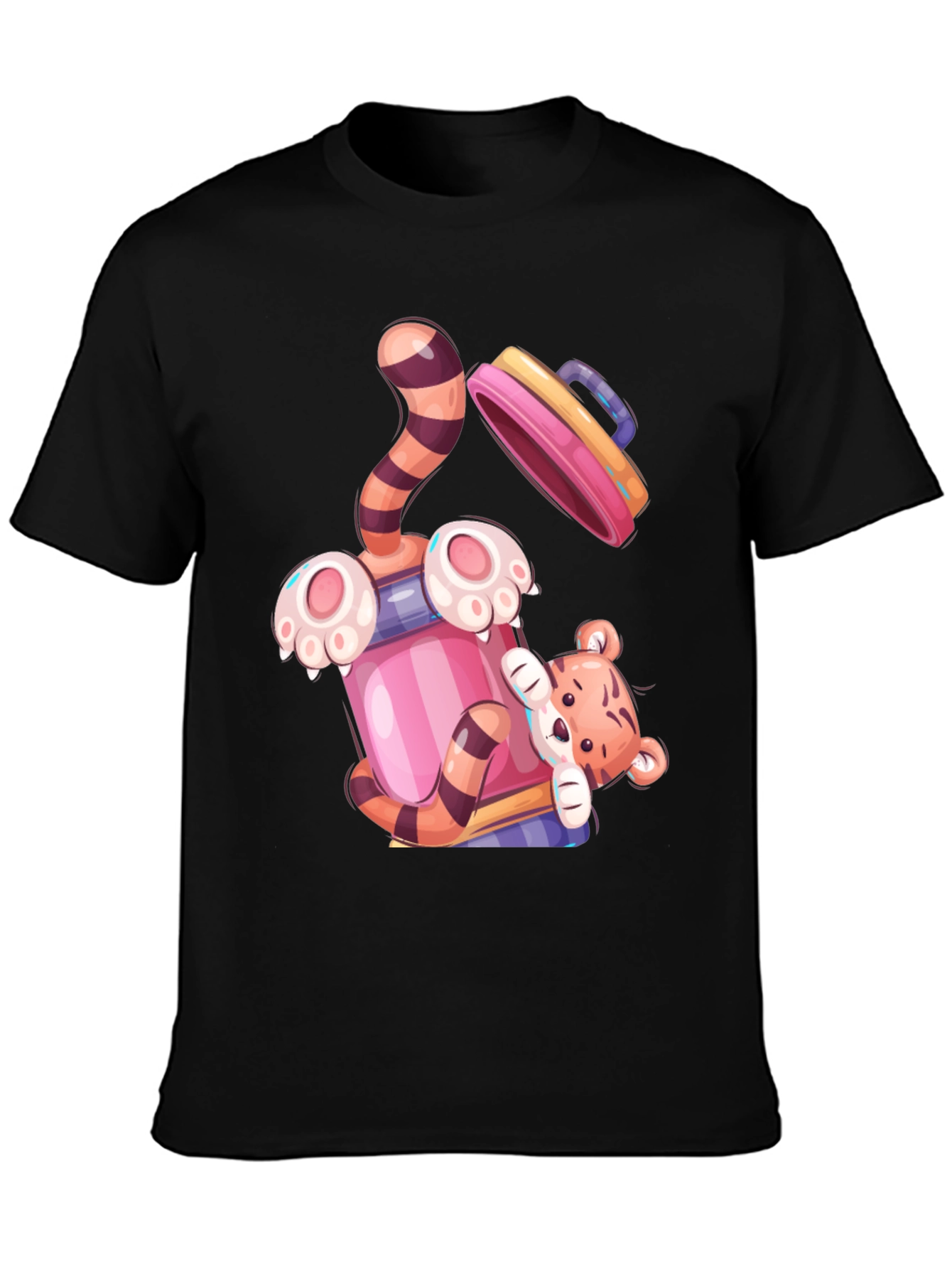 Cute Tiger in a Jar Graphic Tee